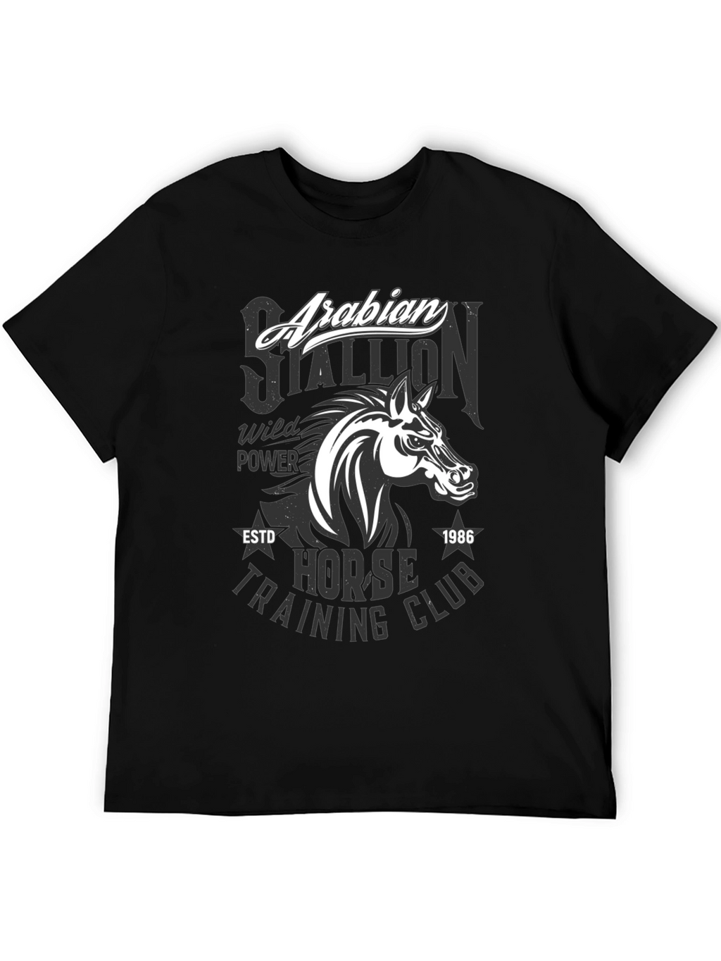 Arabian Stallion Horse Training Club T-Shirt
