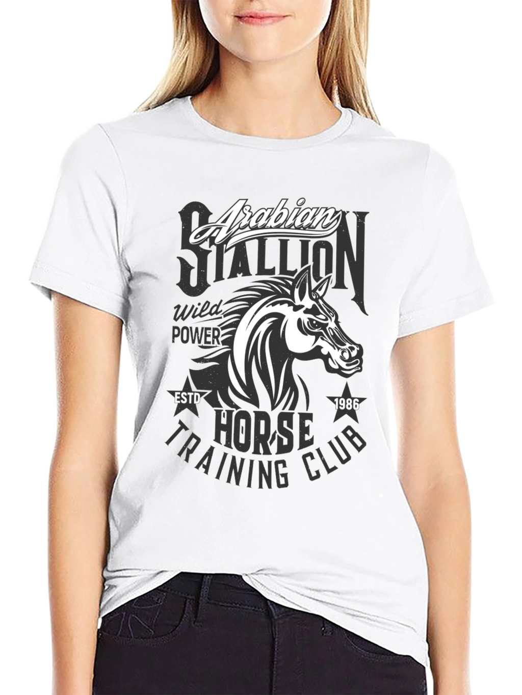 Arabian Stallion Horse Training Club T-Shirt