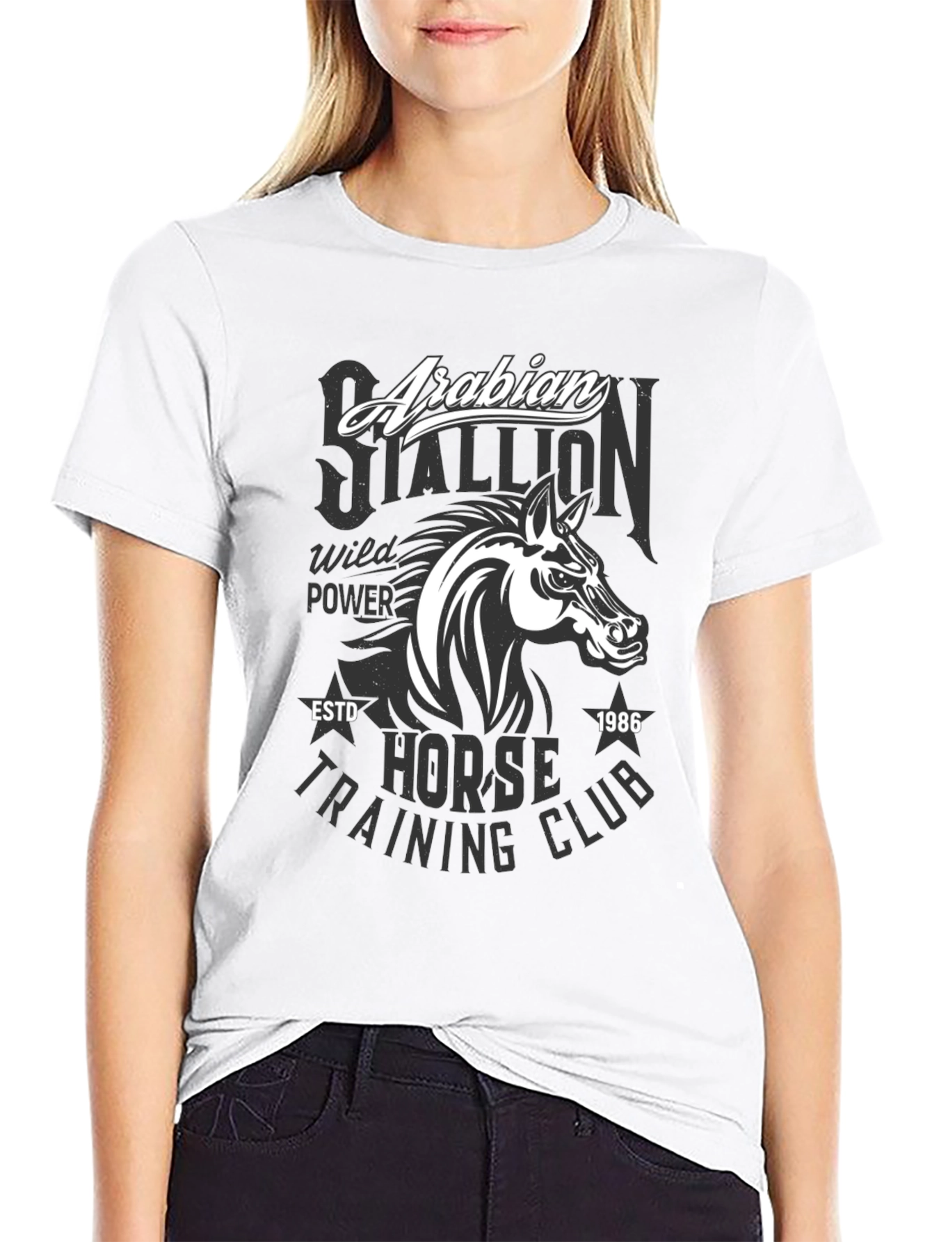 Arabian Stallion Horse Training Club T-Shirt