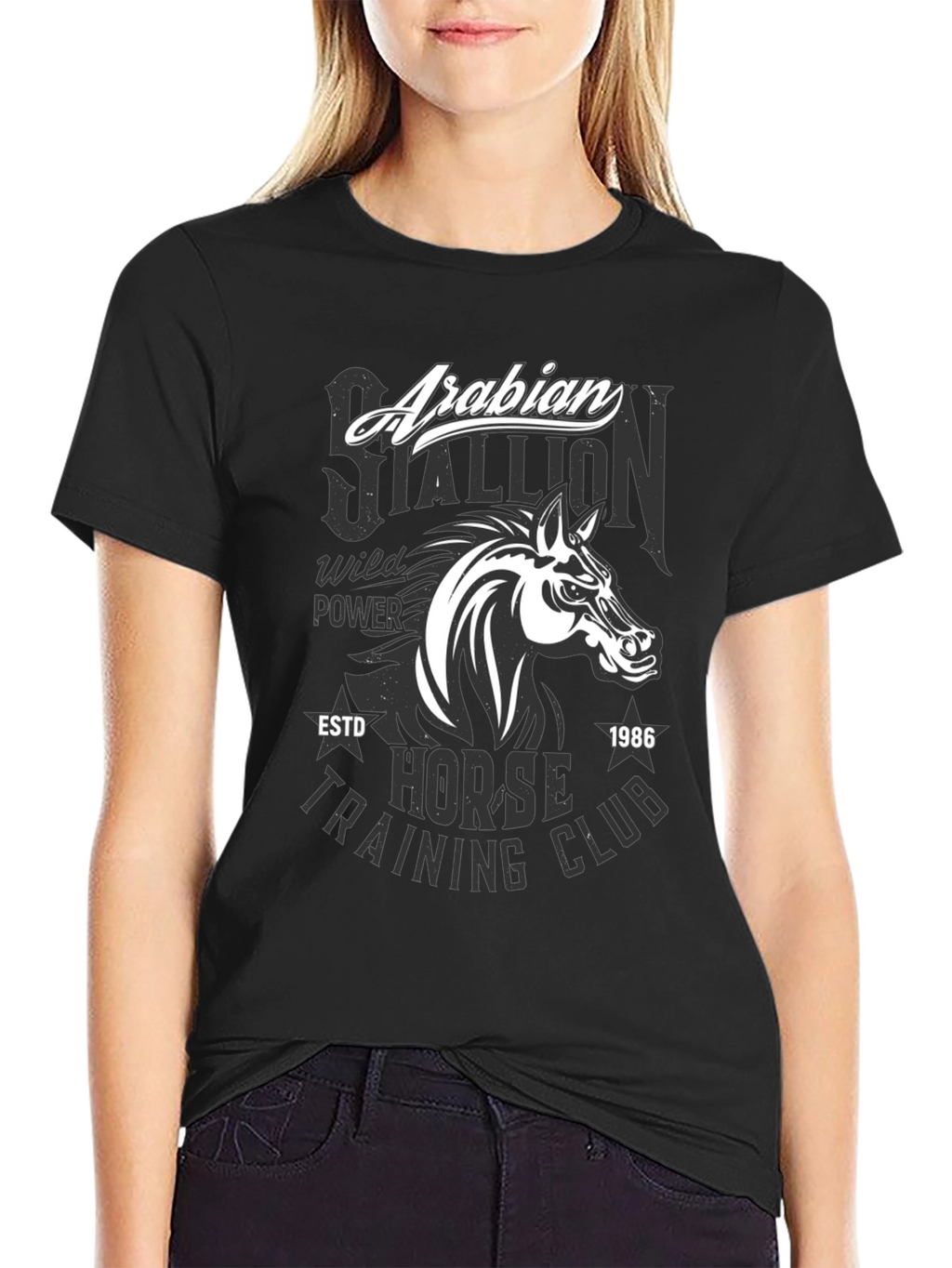 Arabian Stallion Horse Training Club T-Shirt
