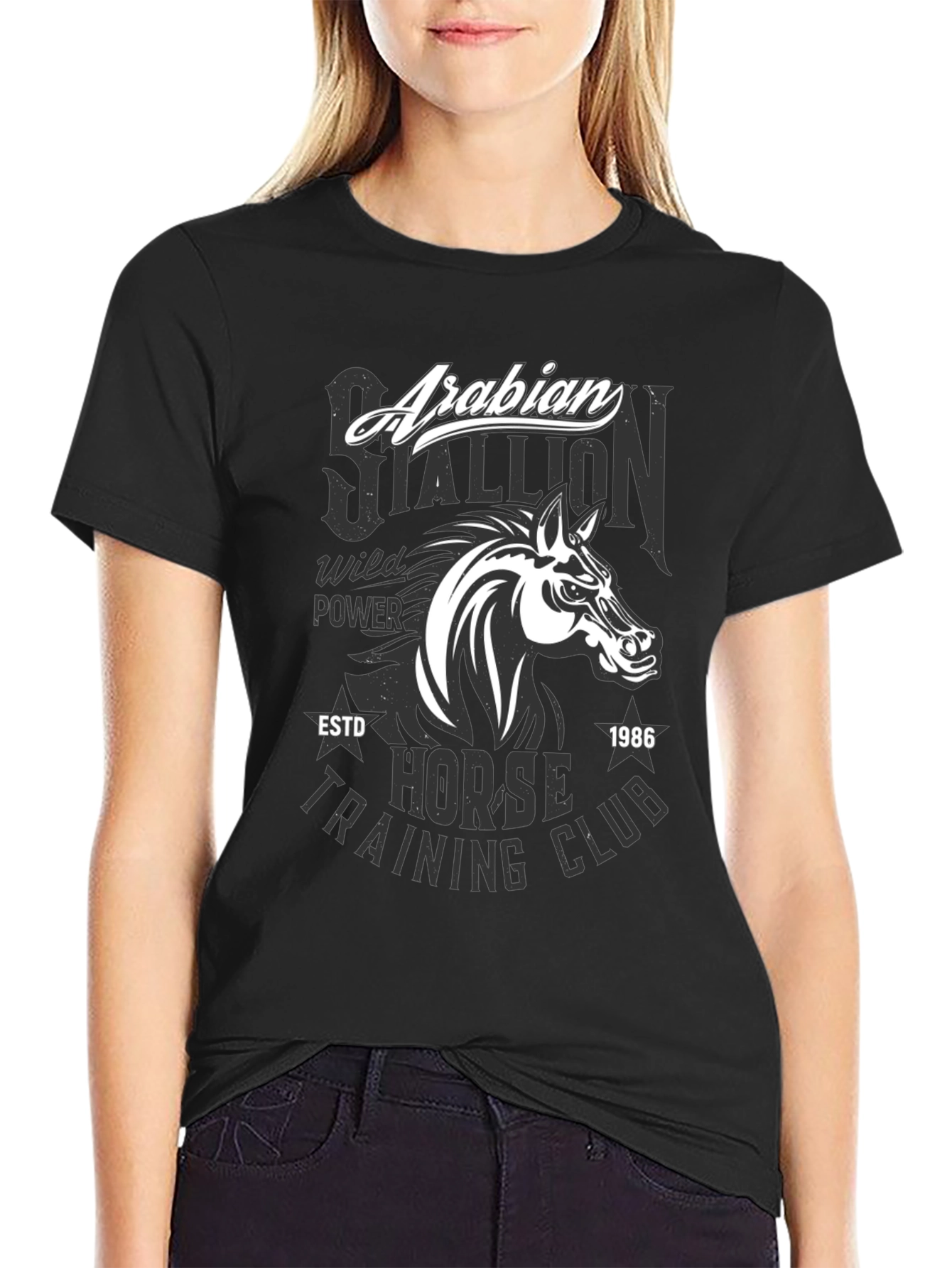 Arabian Stallion Horse Training Club T-Shirt