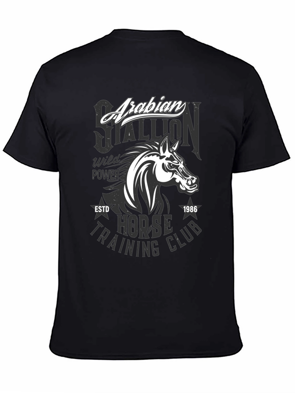 Arabian Stallion Horse Training Club T-Shirt