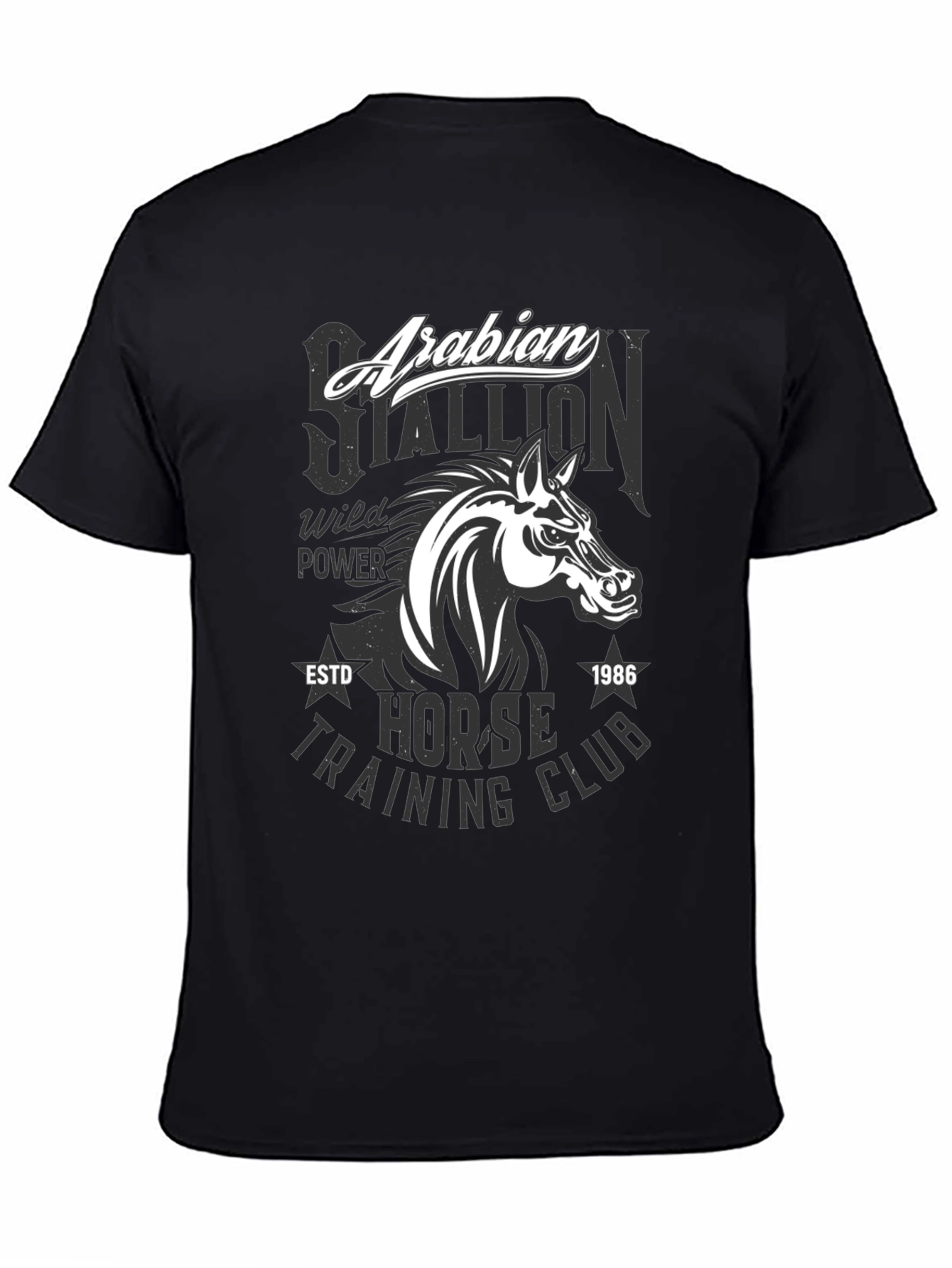Arabian Stallion Horse Training Club T-Shirt