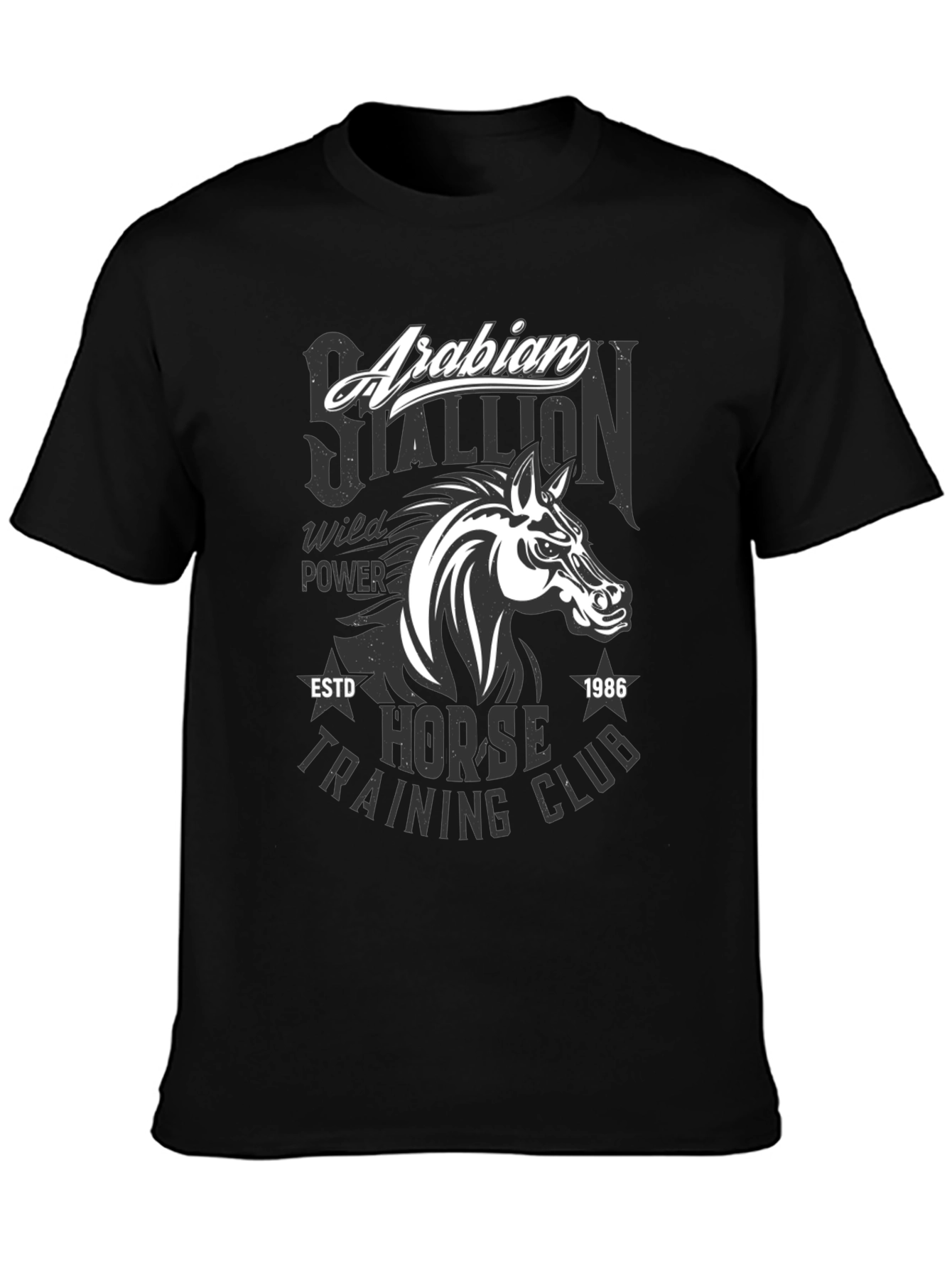 Arabian Stallion Horse Training Club T-Shirt
