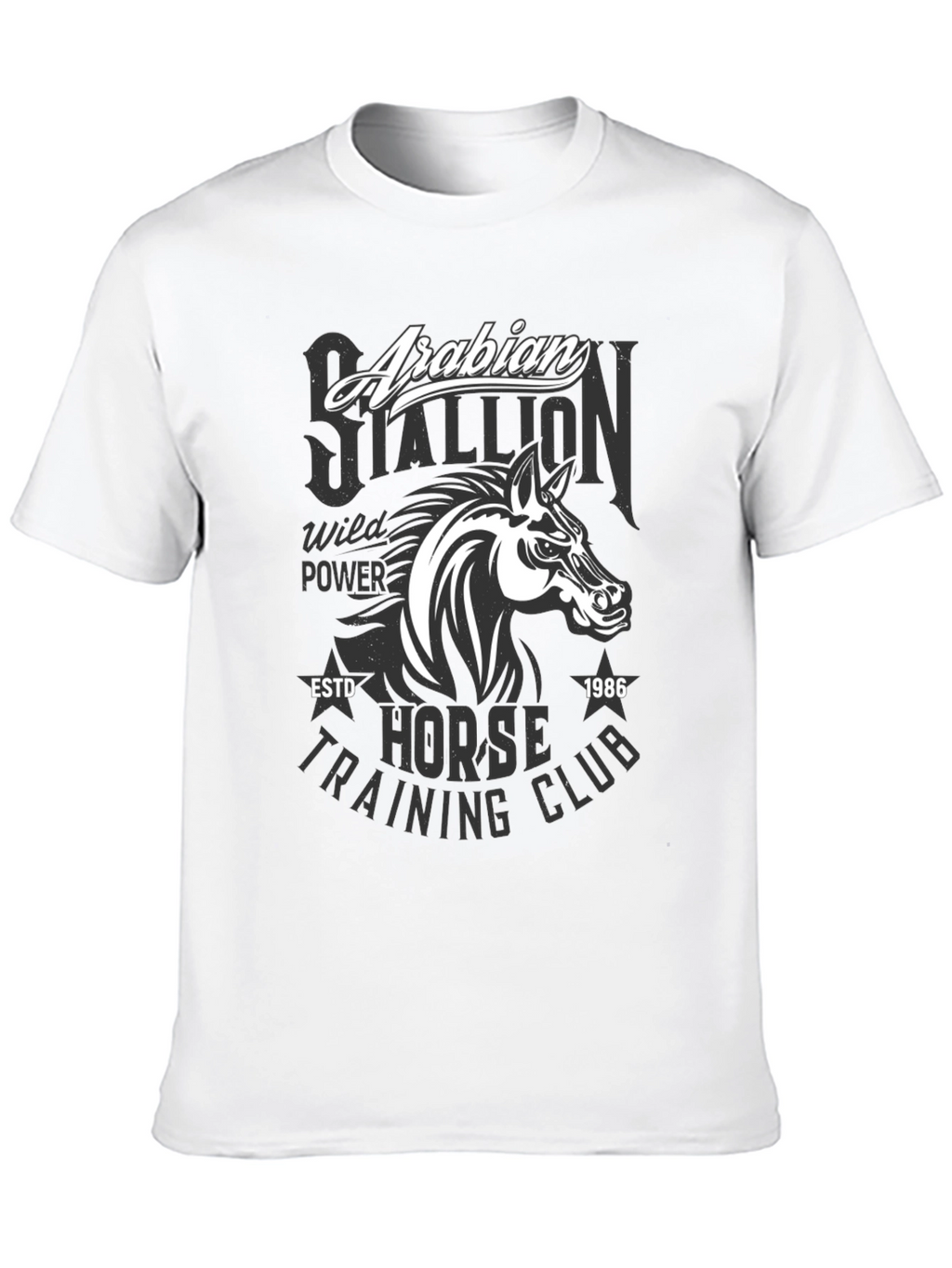 Arabian Stallion Horse Training Club T-Shirt