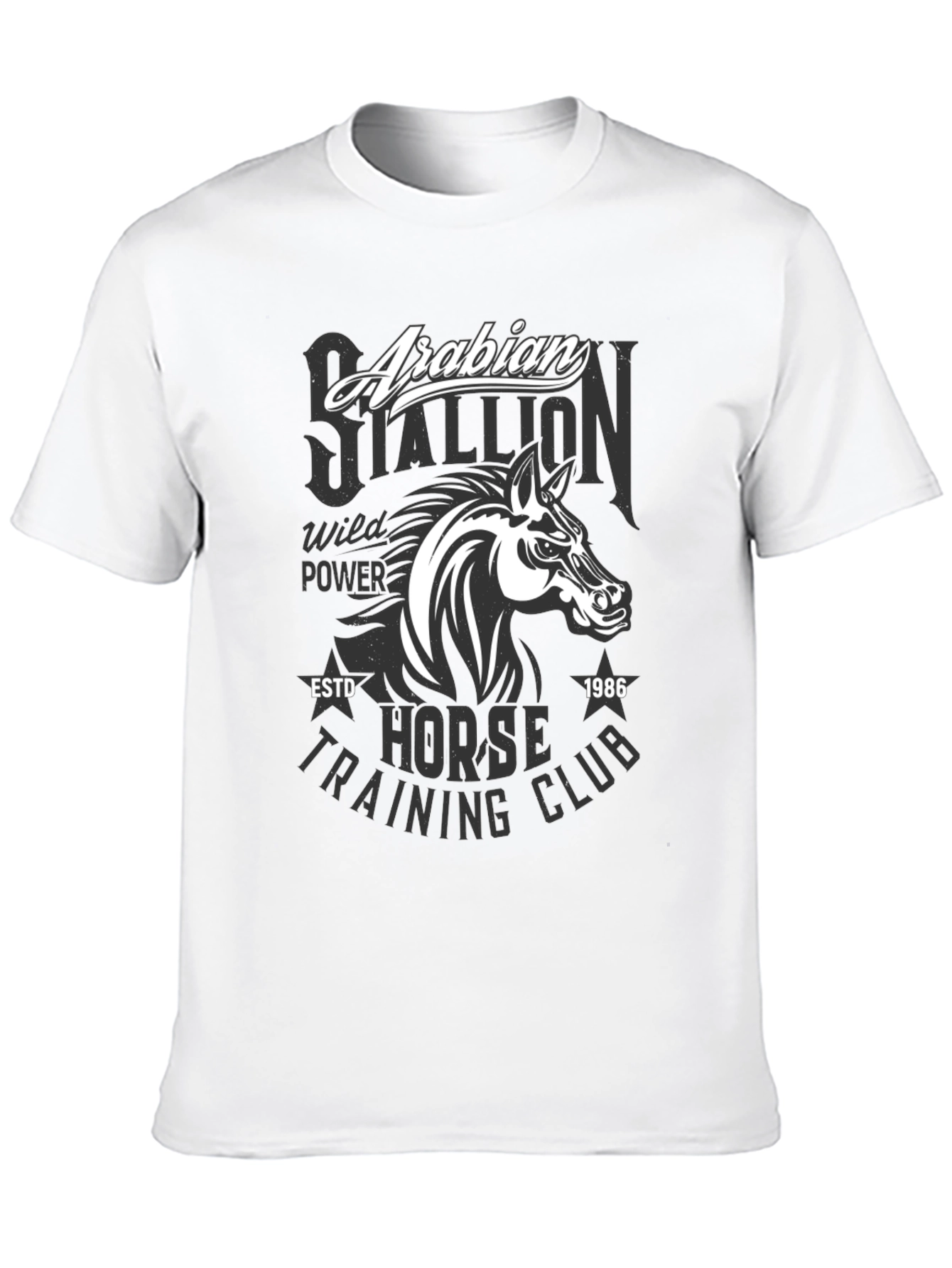 Arabian Stallion Horse Training Club T-Shirt