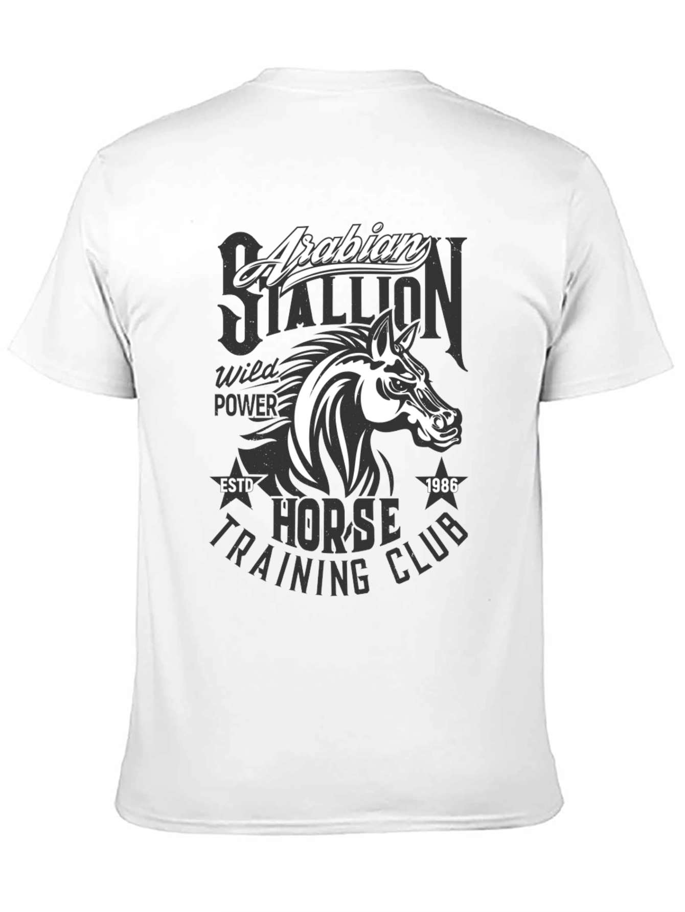 Arabian Stallion Horse Training Club T-Shirt