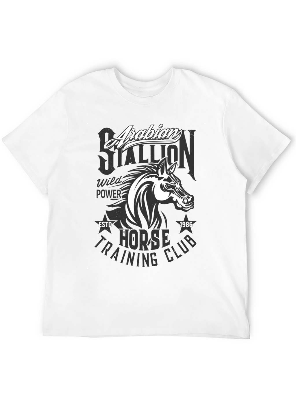 Arabian Stallion Horse Training Club T-Shirt
