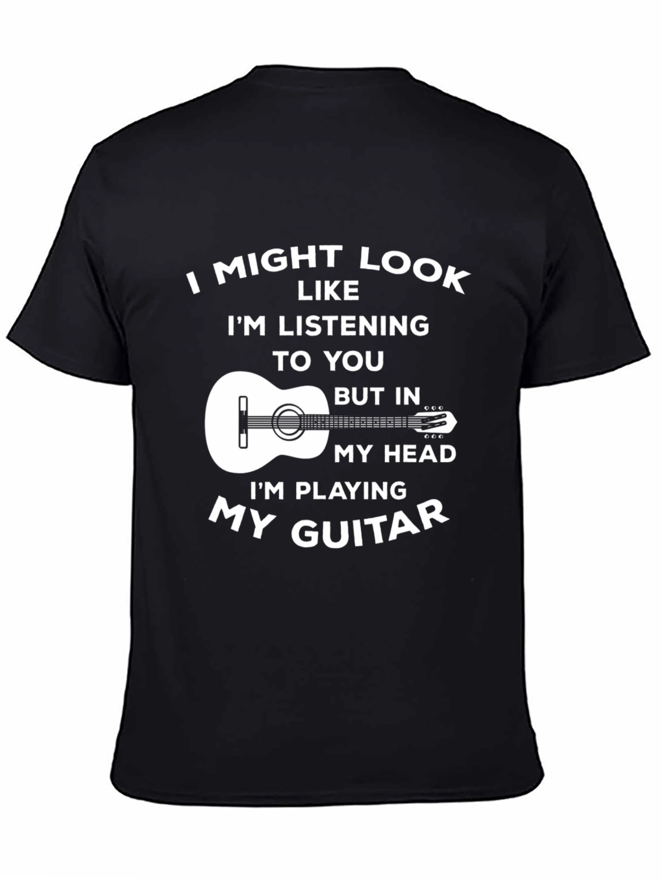 Funny Guitar Player T-Shirt - Im Playing My Guitar
