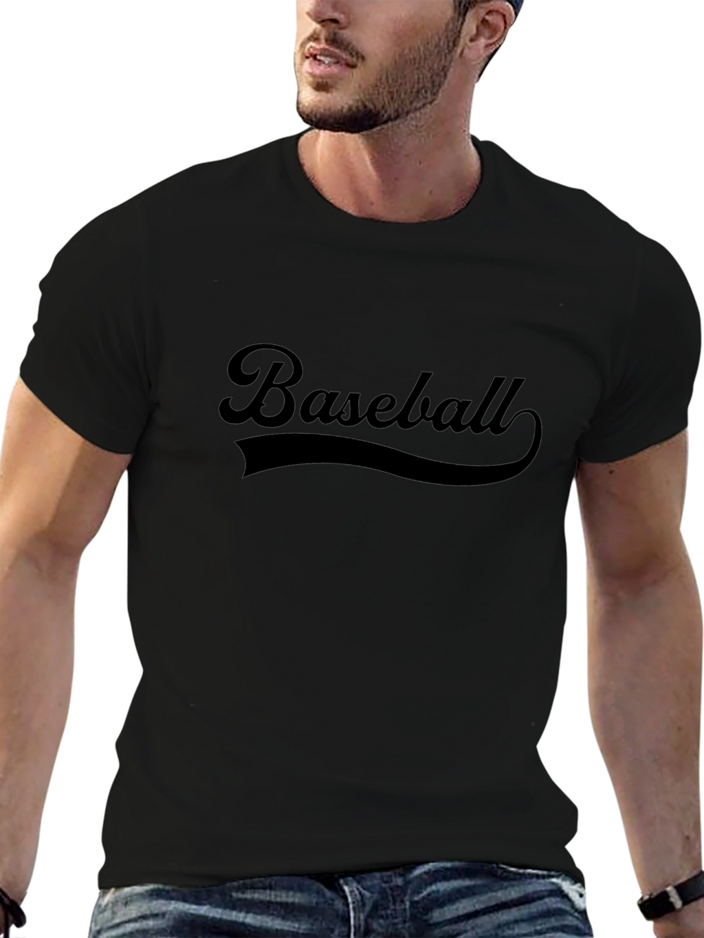 Baseball Graphic Tee - Soft Cotton Blend