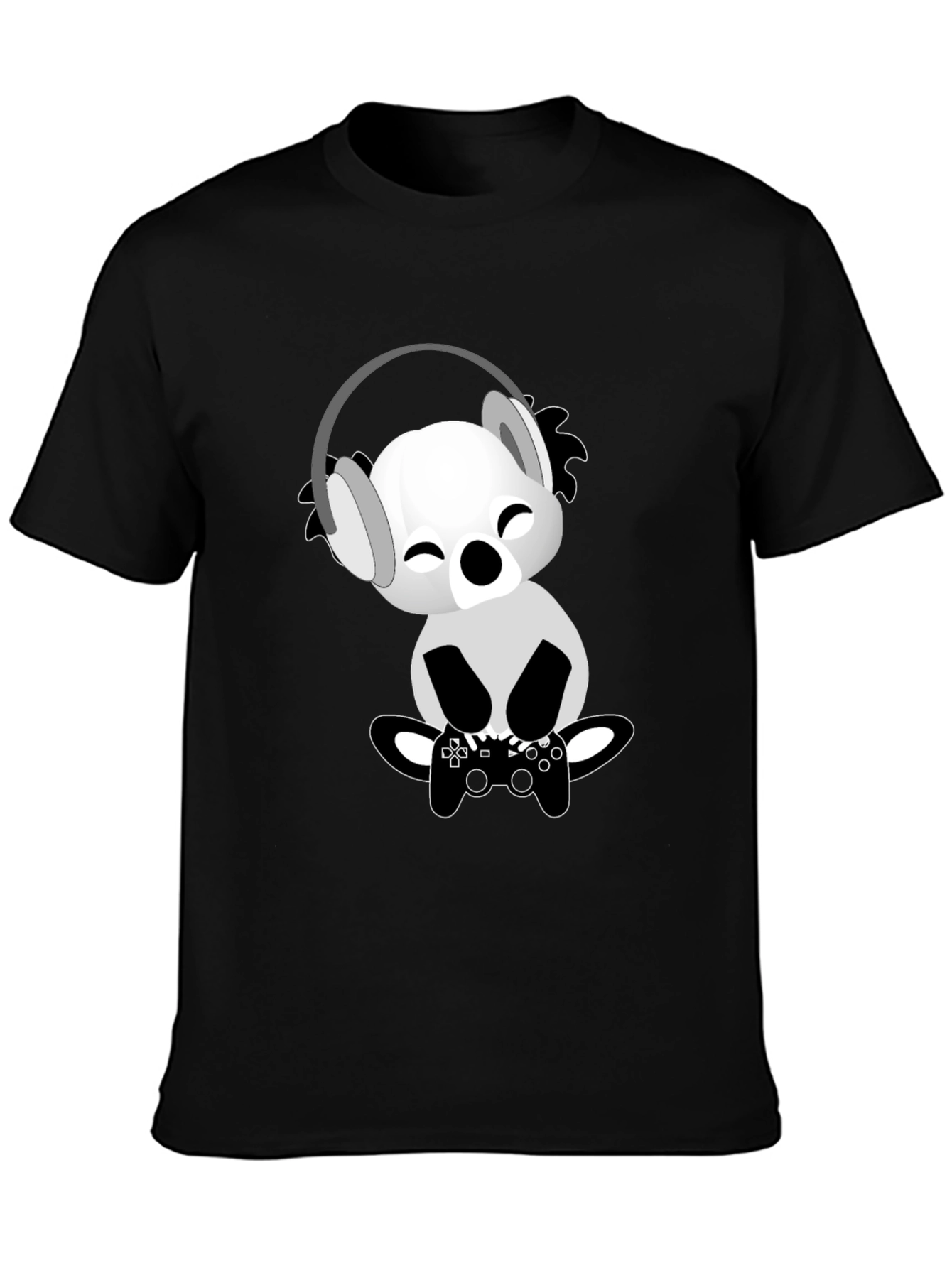 Gamer Koala T-Shirt - Playful Design Comfortable Fit