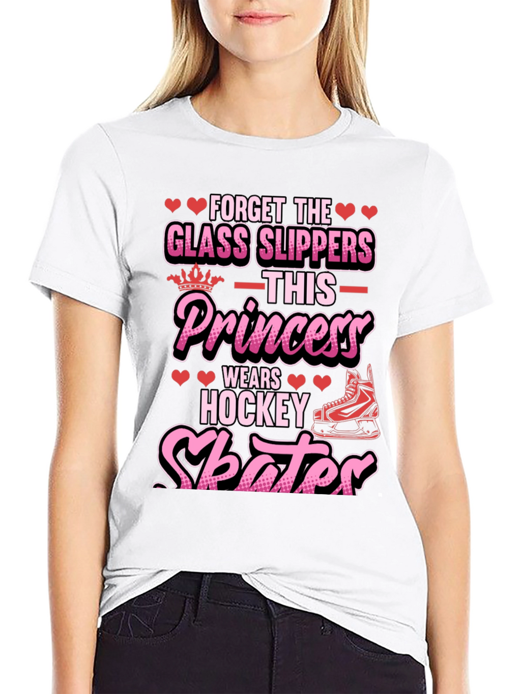 Forget Glass Slippers Hockey Skates T-Shirt