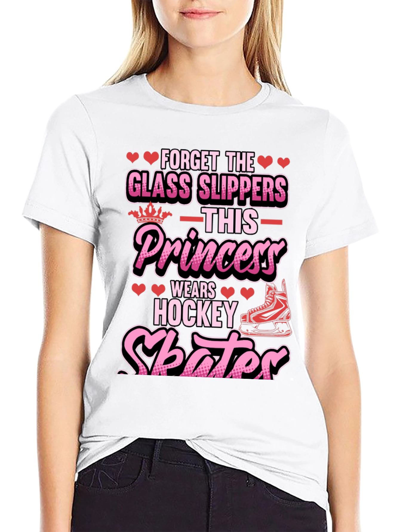 Forget Glass Slippers Hockey Skates T-Shirt