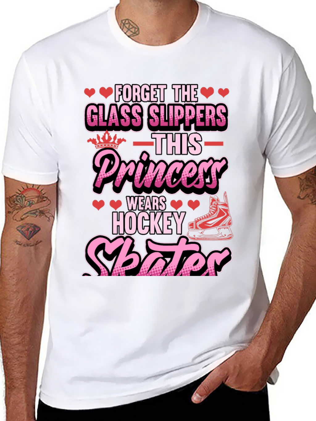 Forget Glass Slippers Hockey Skates T-Shirt