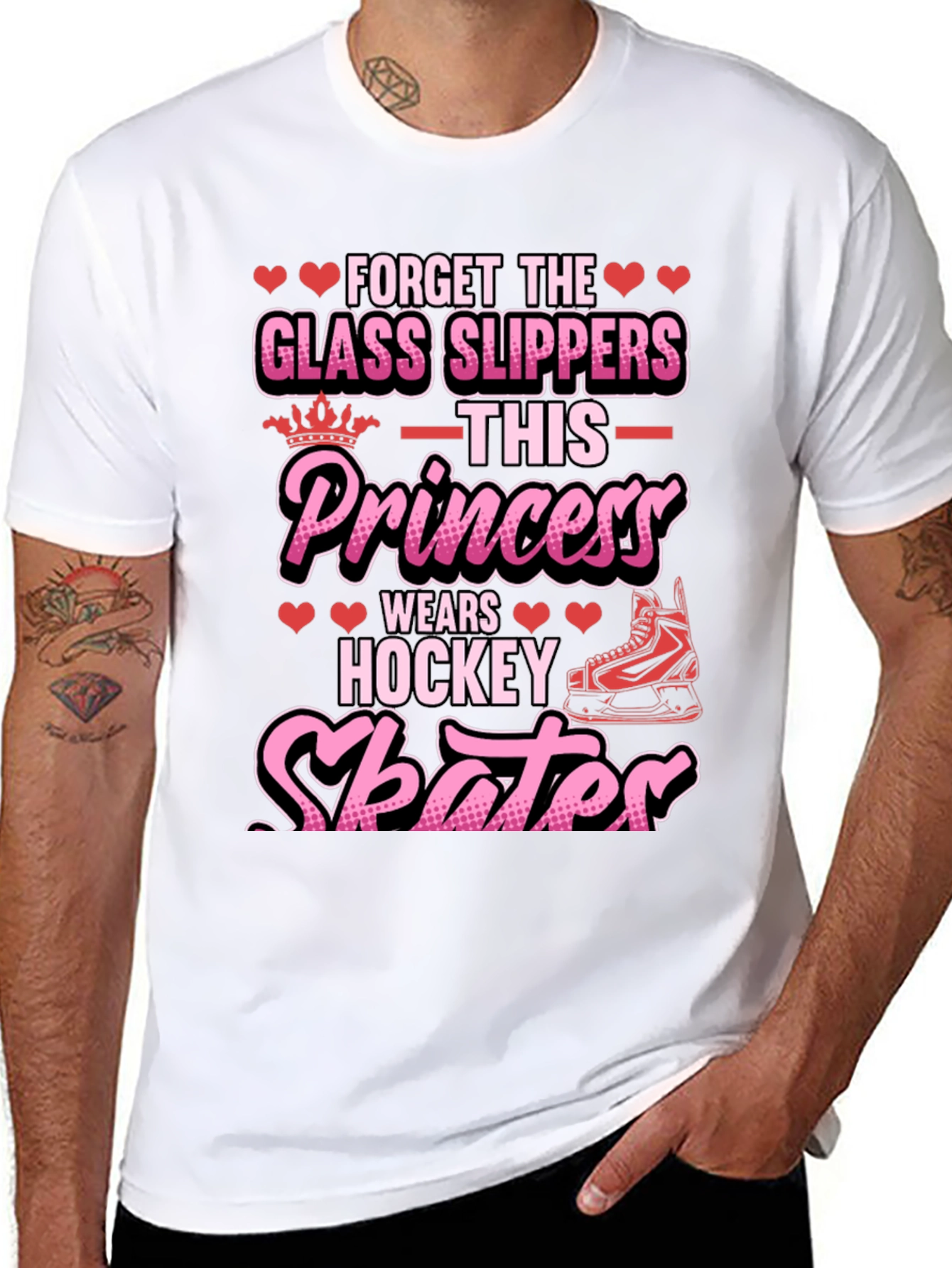 Forget Glass Slippers Hockey Skates T-Shirt