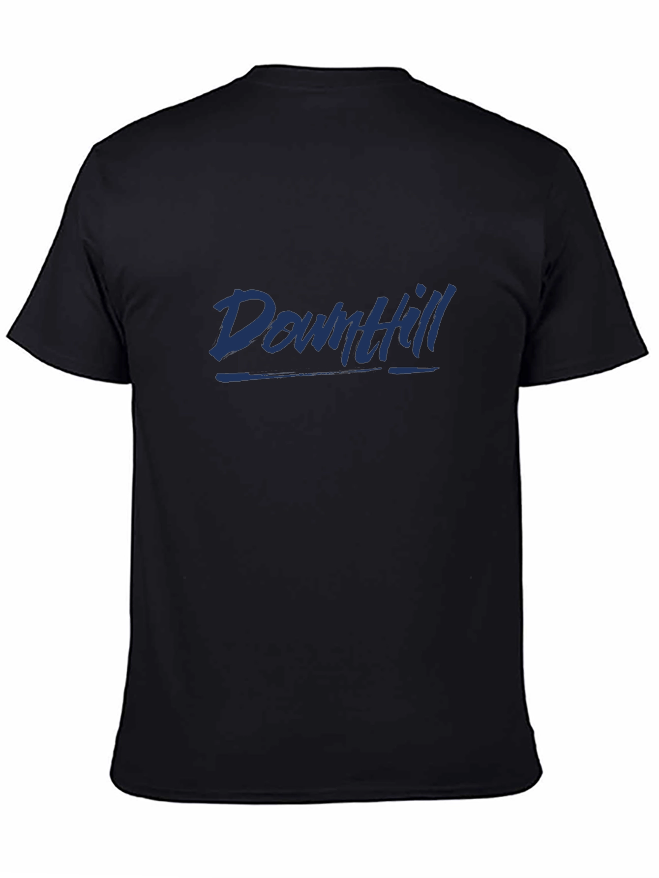 Downhill Graphic Tee - Black Casual Comfort