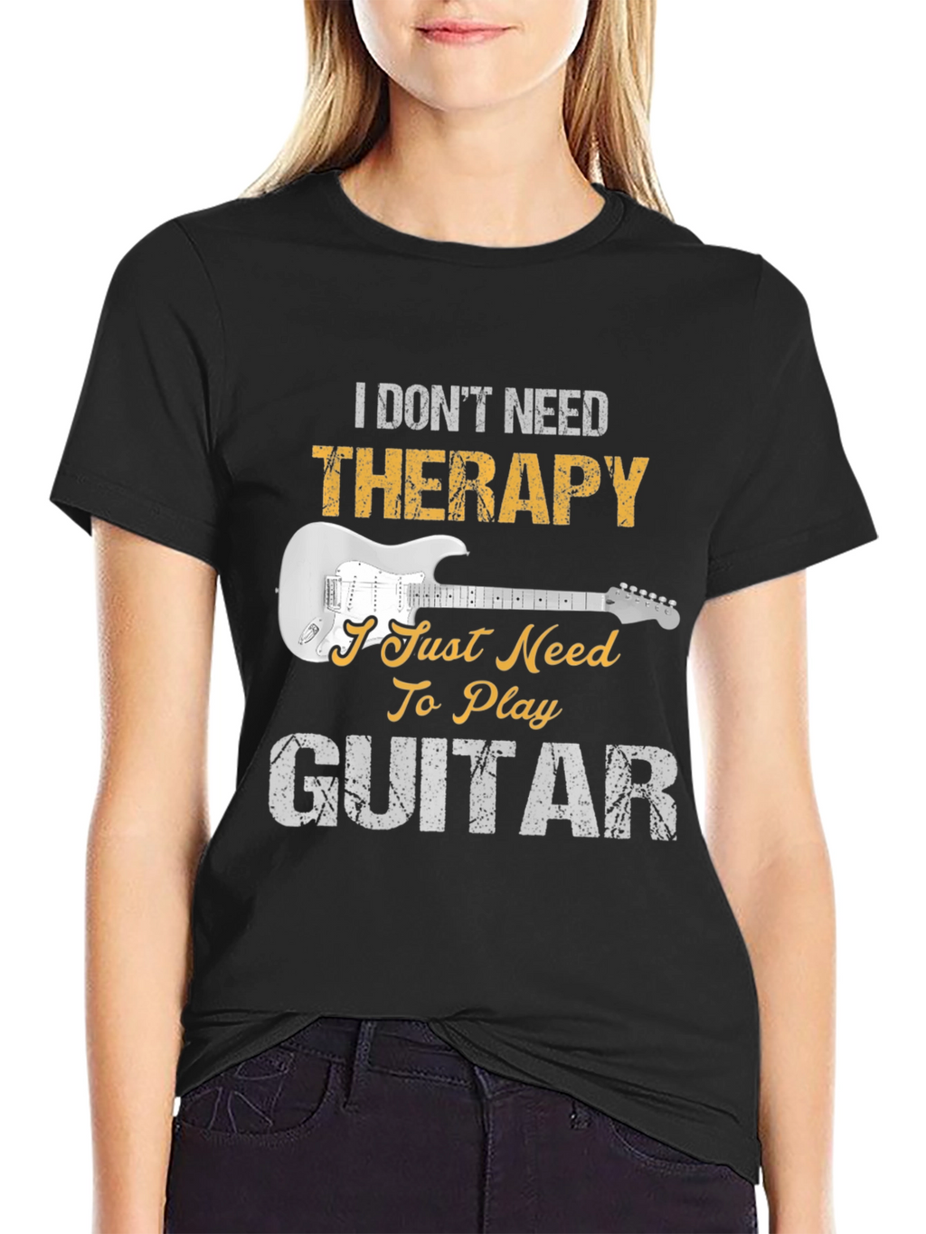 Guitar Therapy T-Shirt - Musician Graphic Tee