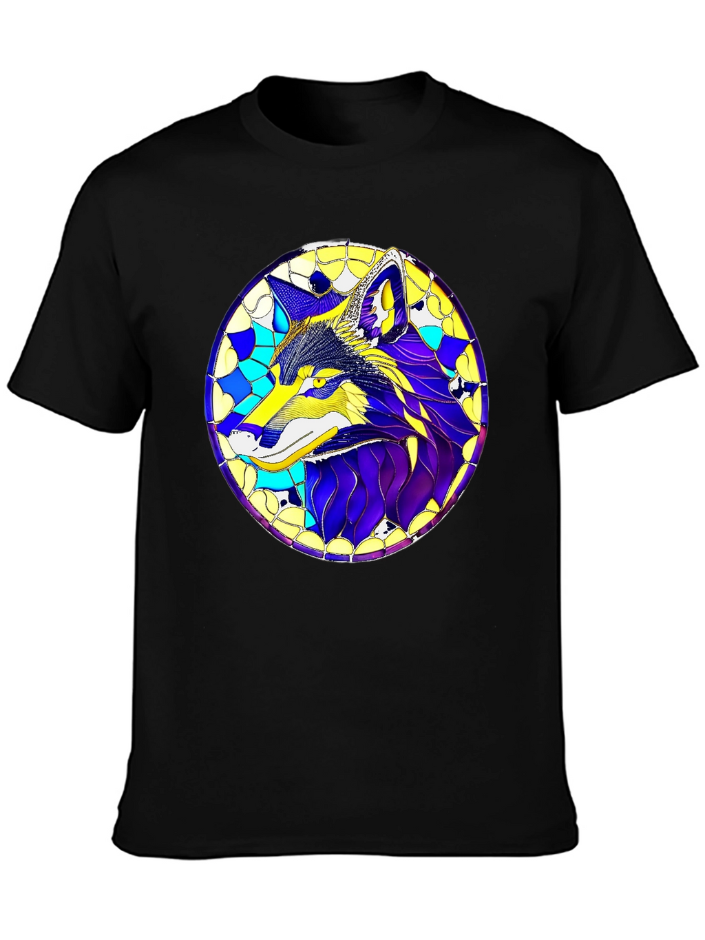 Artistic Wolf Graphic Tee