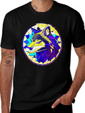 Artistic Wolf Graphic Tee
