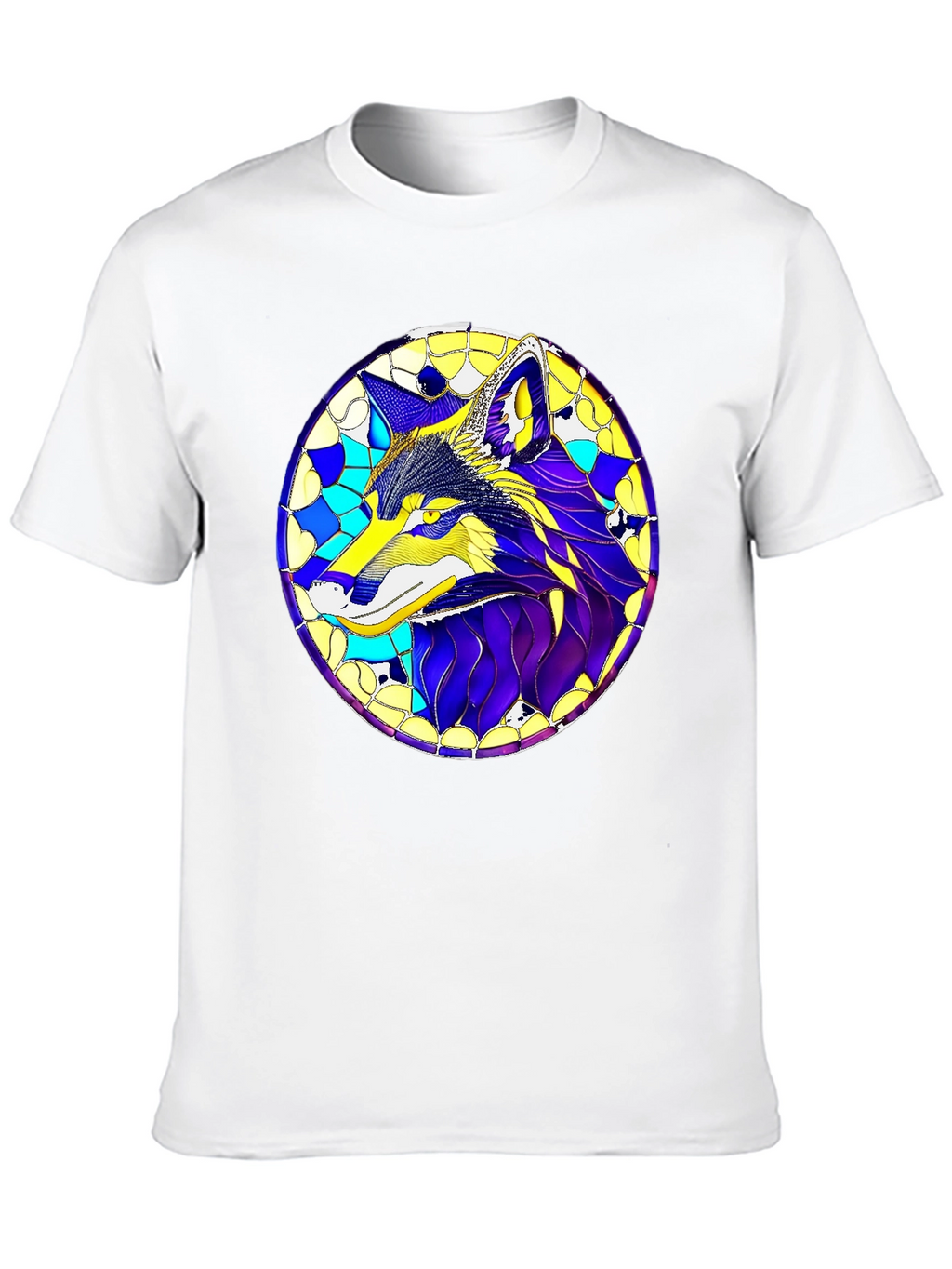 Artistic Wolf Graphic Tee