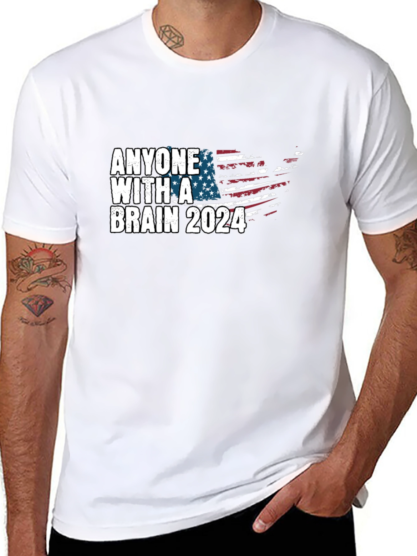 Anyone With A Brain 2024 Graphic Tee