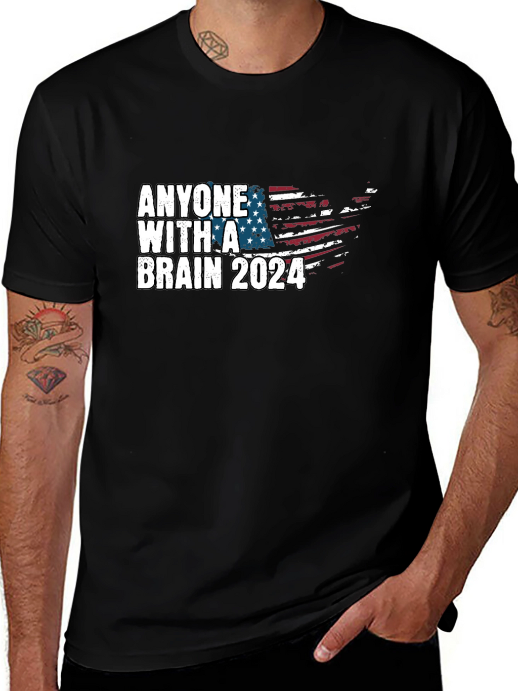 Anyone With A Brain 2024 Graphic Tee