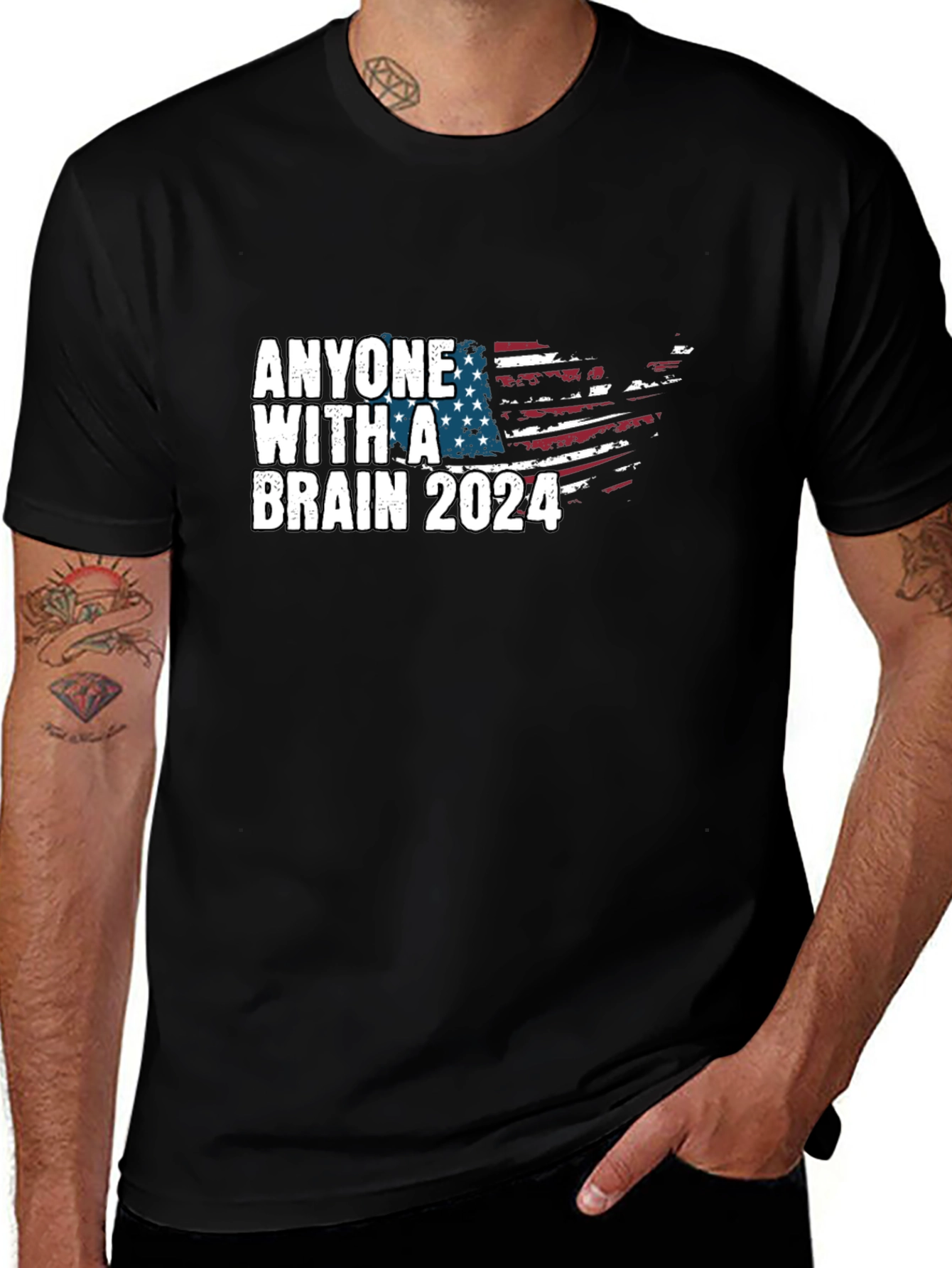 Anyone With A Brain 2024 Graphic Tee