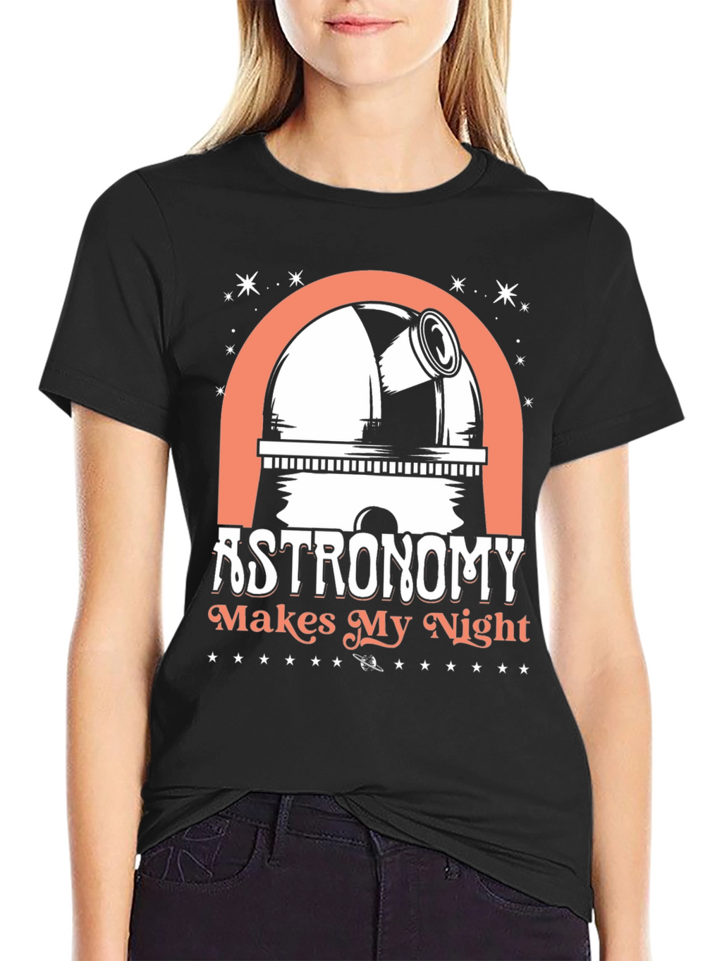 Astronomy Makes My Night Graphic Tee