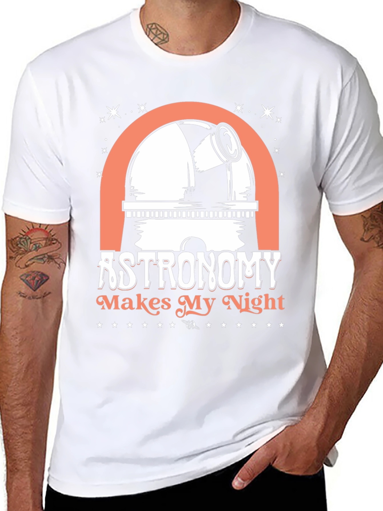Astronomy Makes My Night Graphic Tee