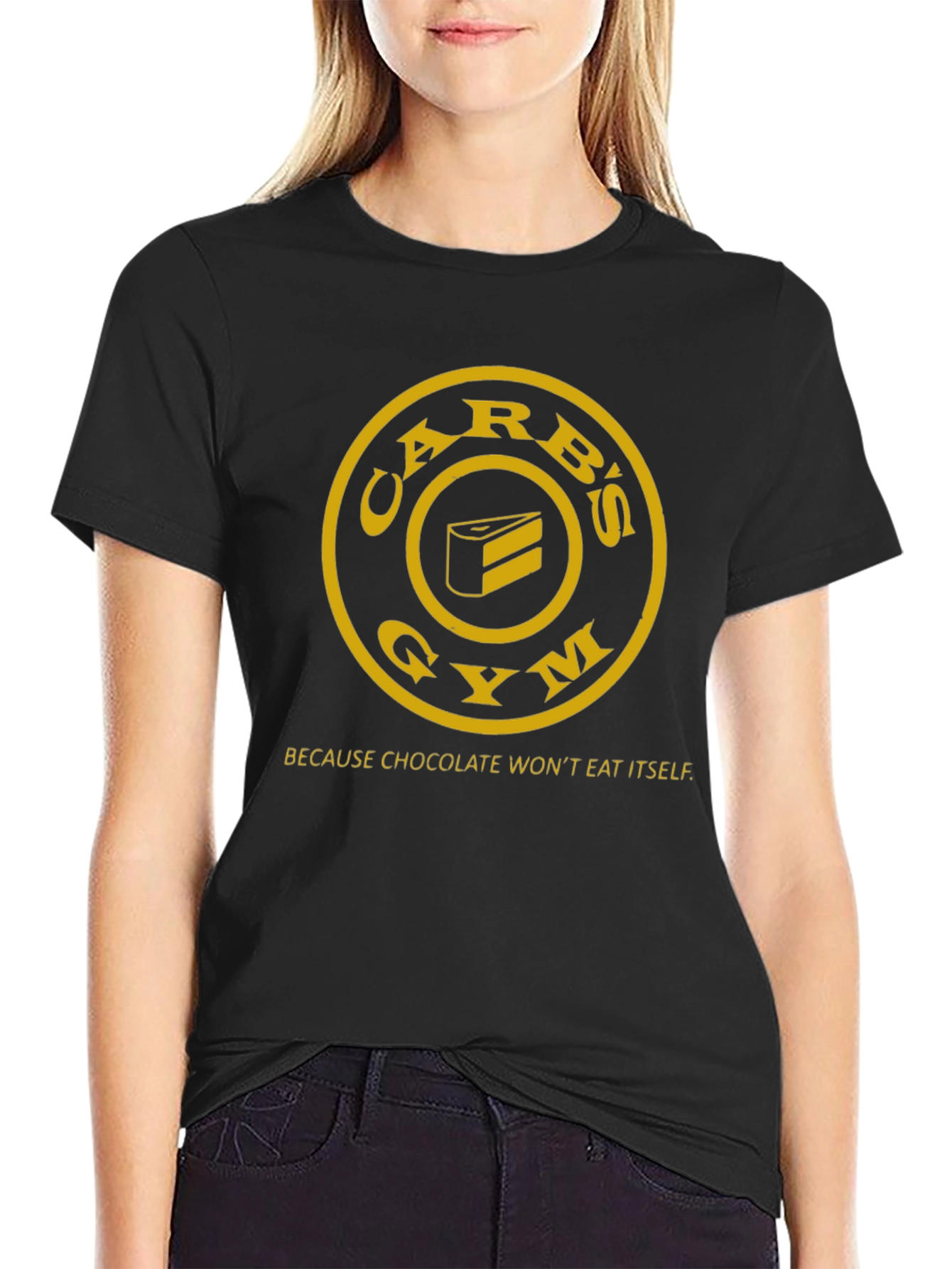 Carbs Gym T-Shirt - Chocolate Wont Eat Itself