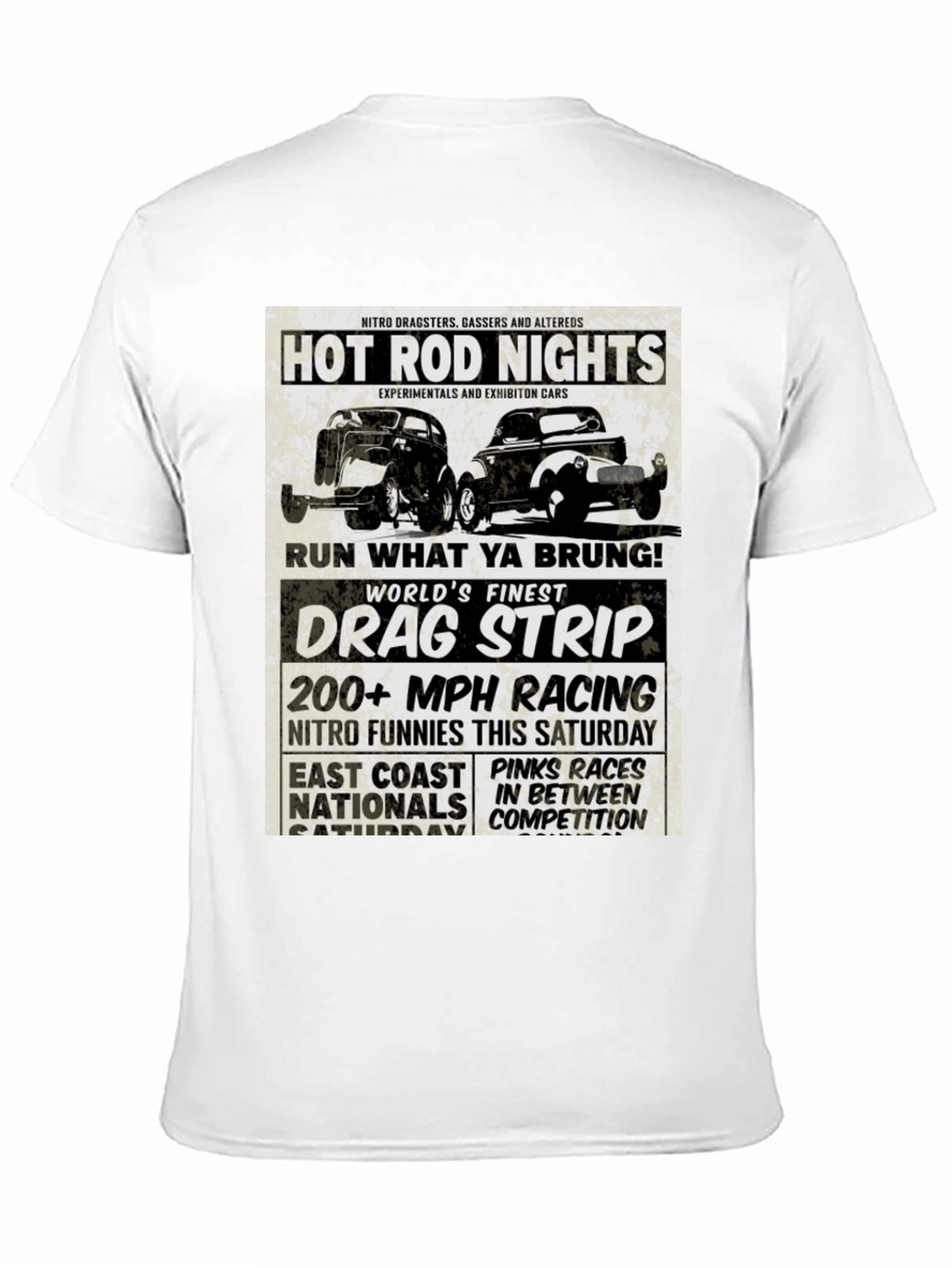 Hot Rod Nights Drag Racing T-Shirt