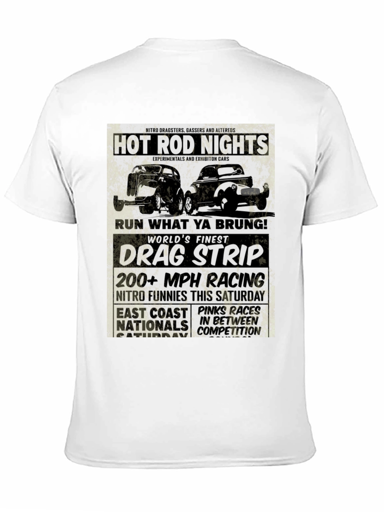 Hot Rod Nights Drag Racing T-Shirt