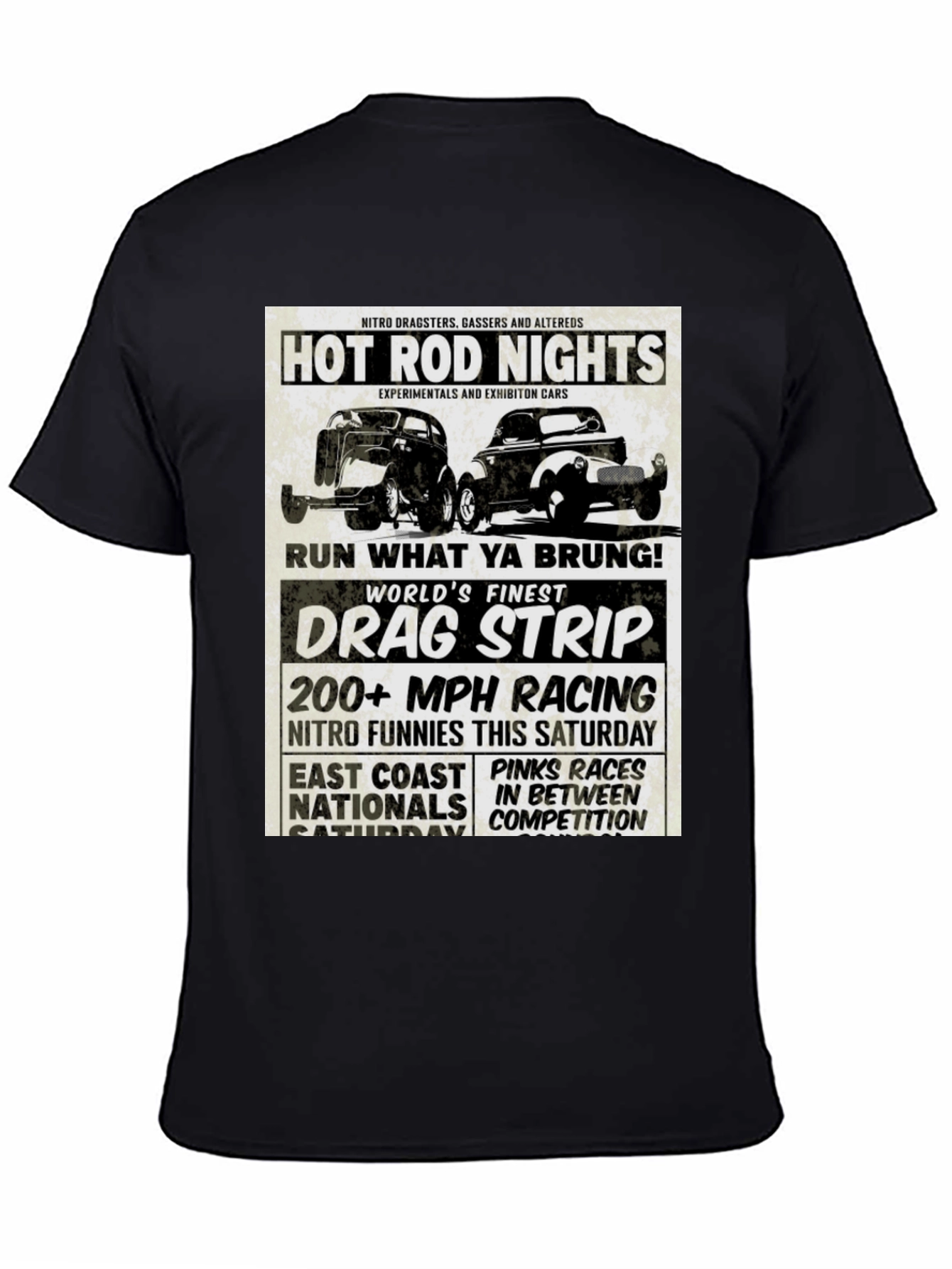 Hot Rod Nights Drag Racing T-Shirt