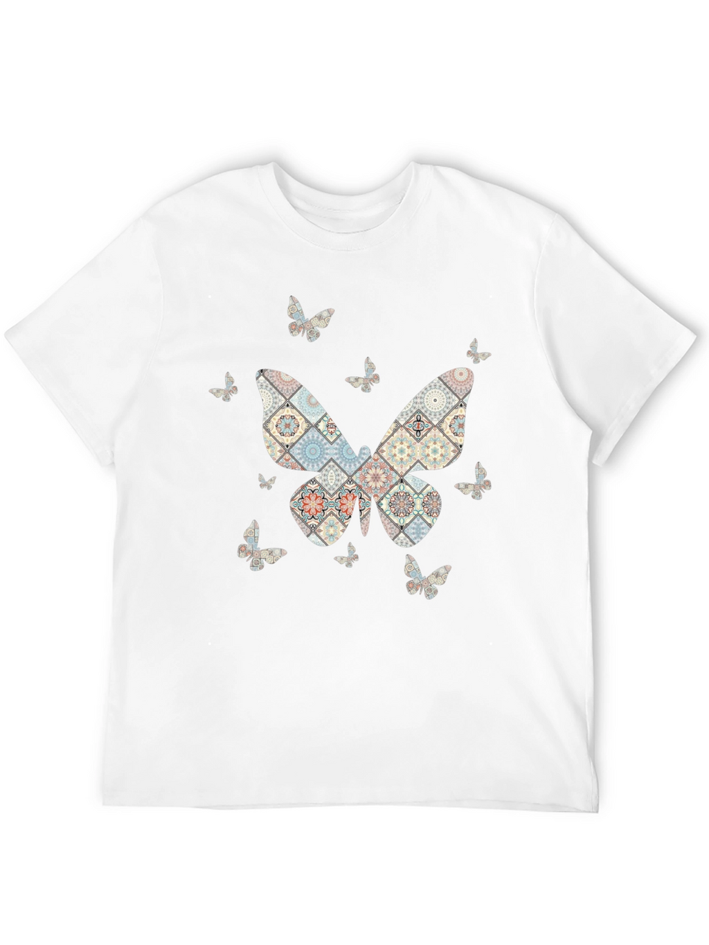 Butterfly Patterned T-Shirt