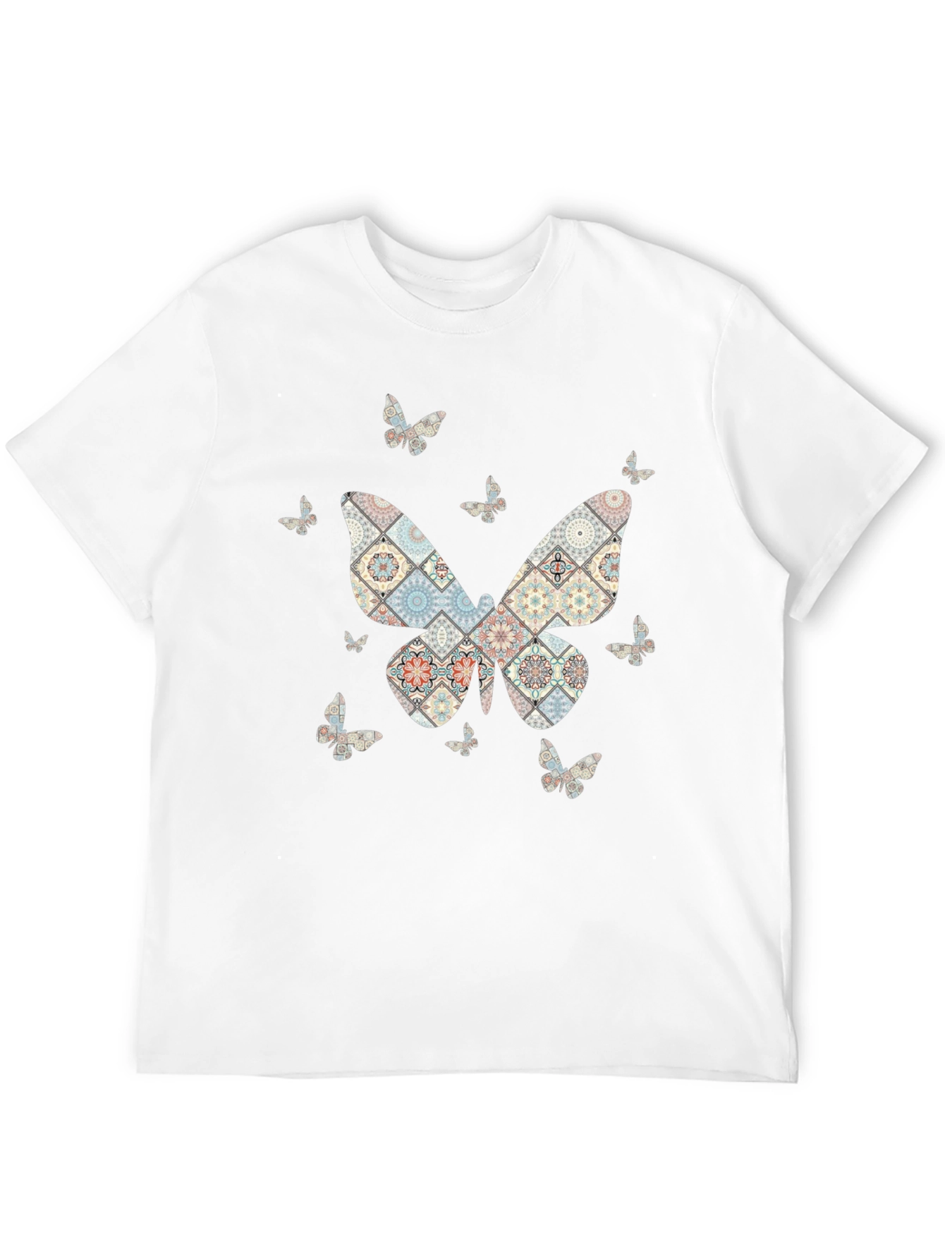 Butterfly Patterned T-Shirt