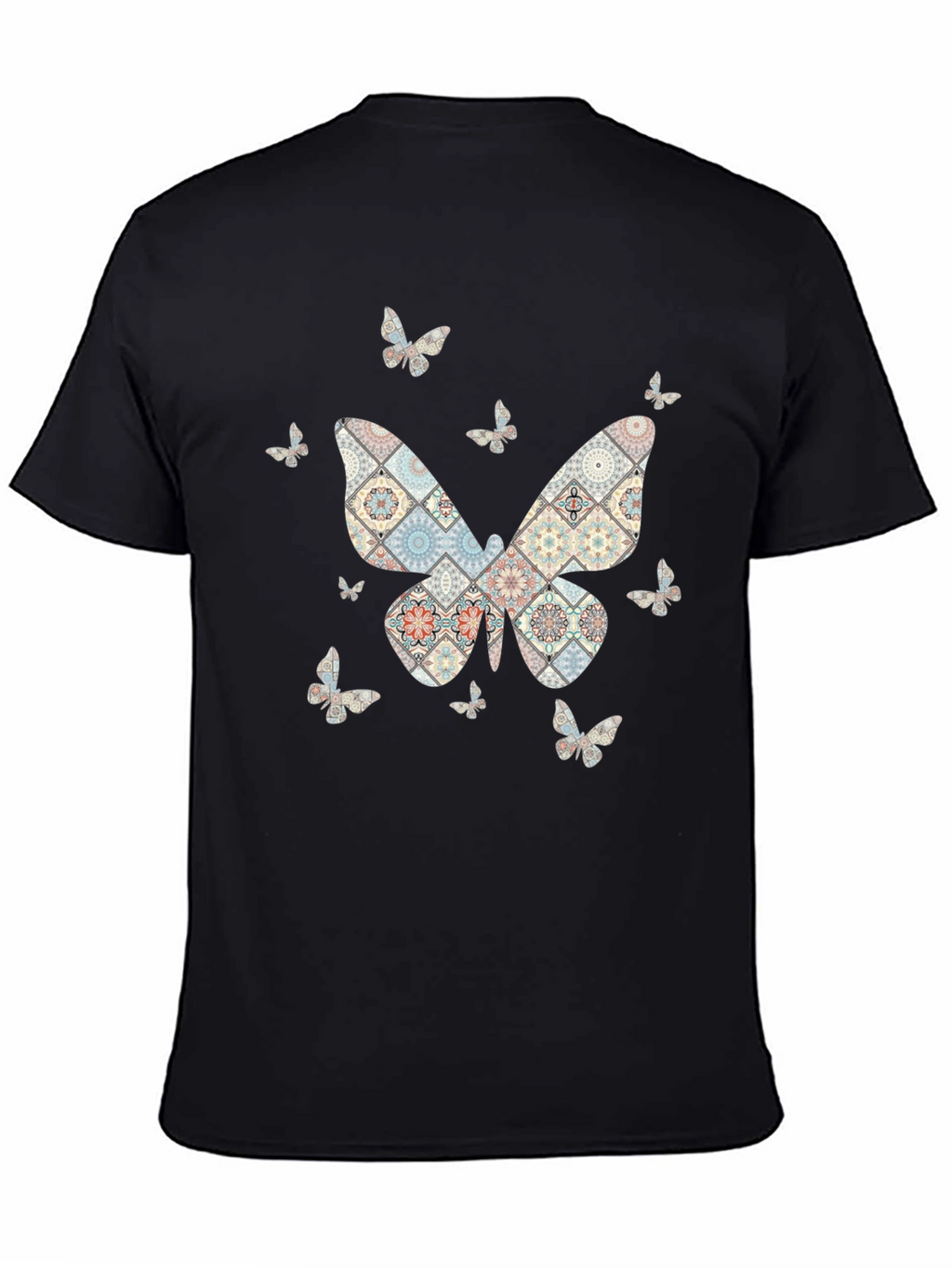 Butterfly Patterned T-Shirt