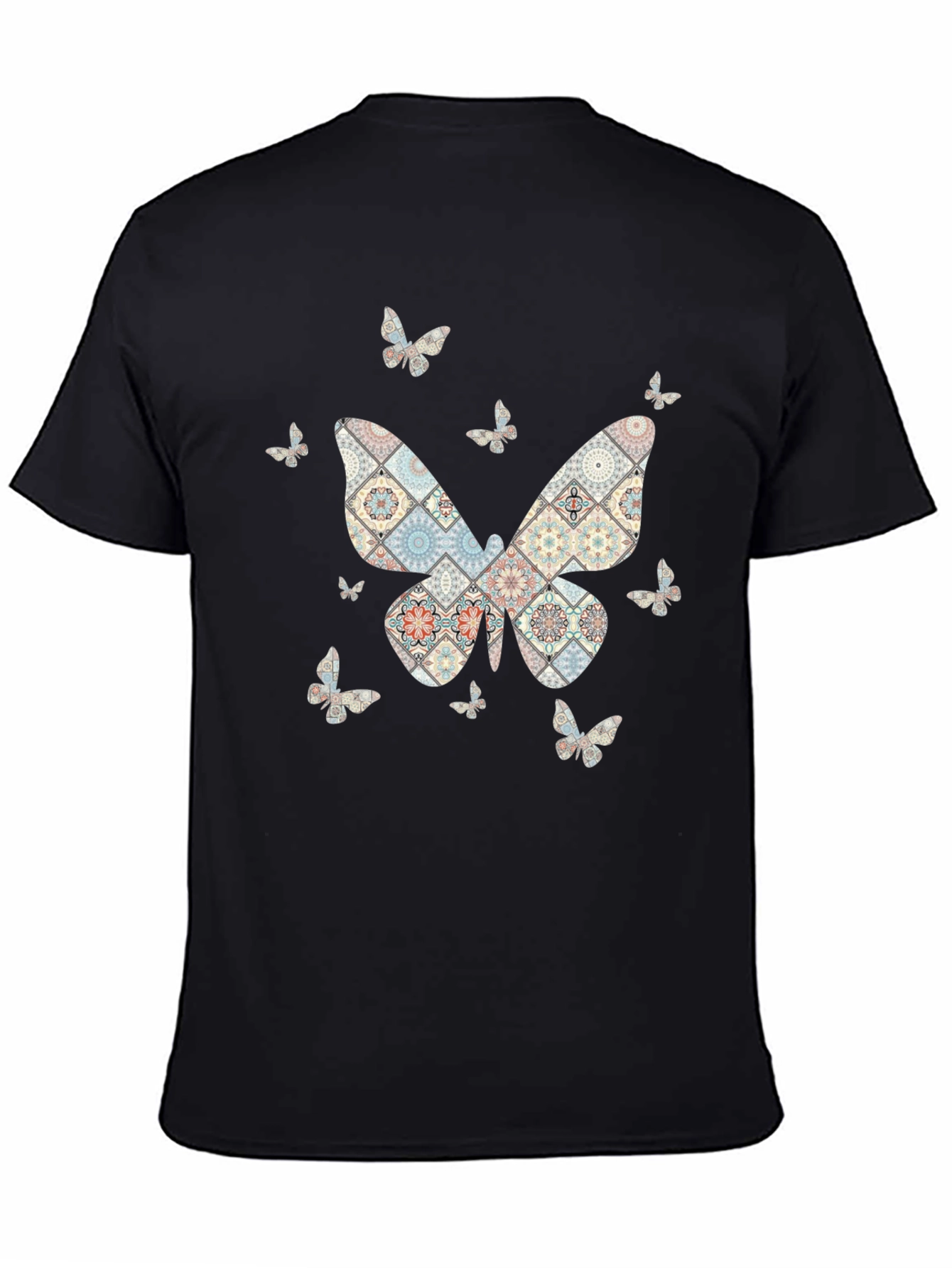 Butterfly Patterned T-Shirt