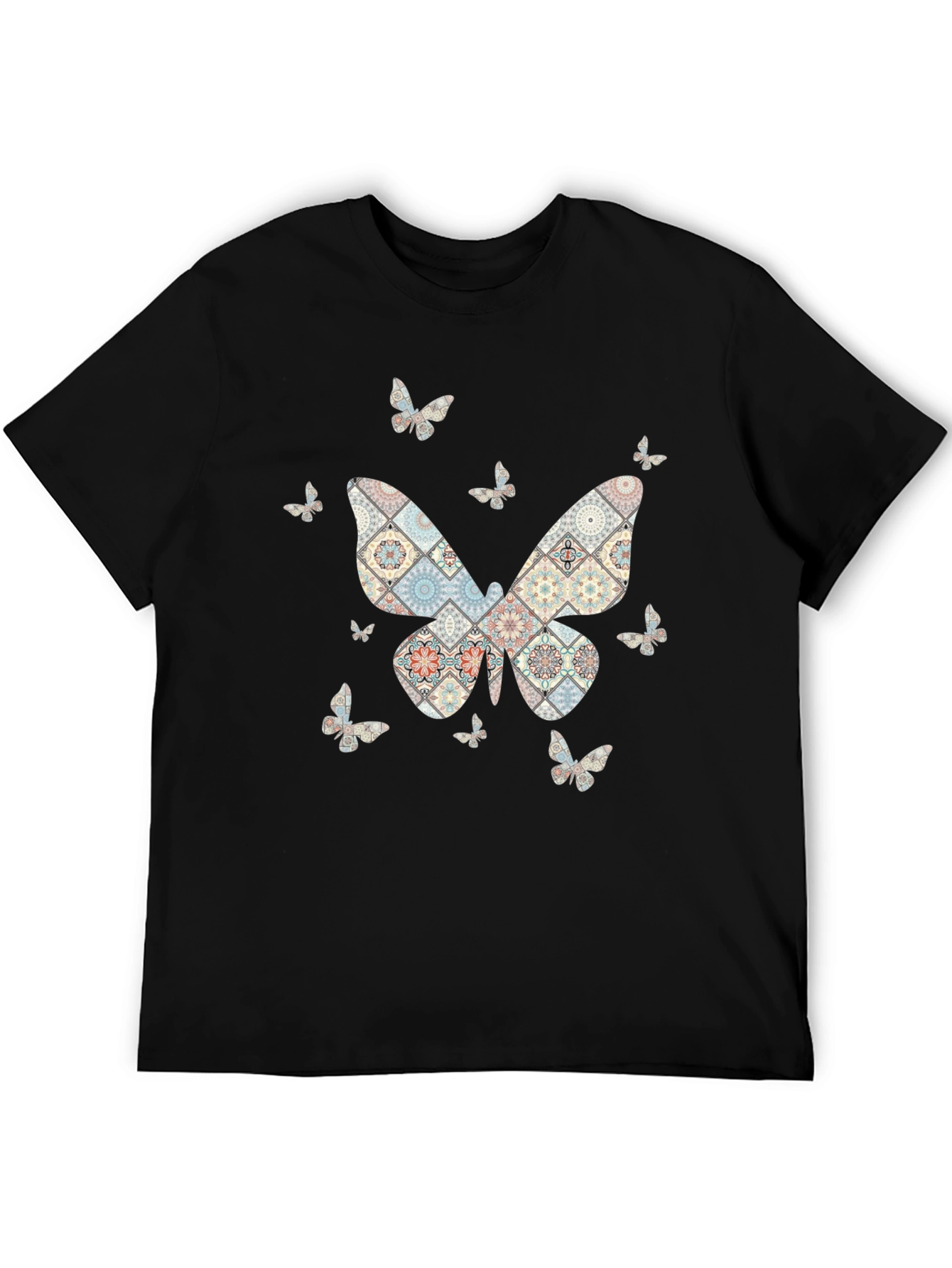 Butterfly Patterned T-Shirt