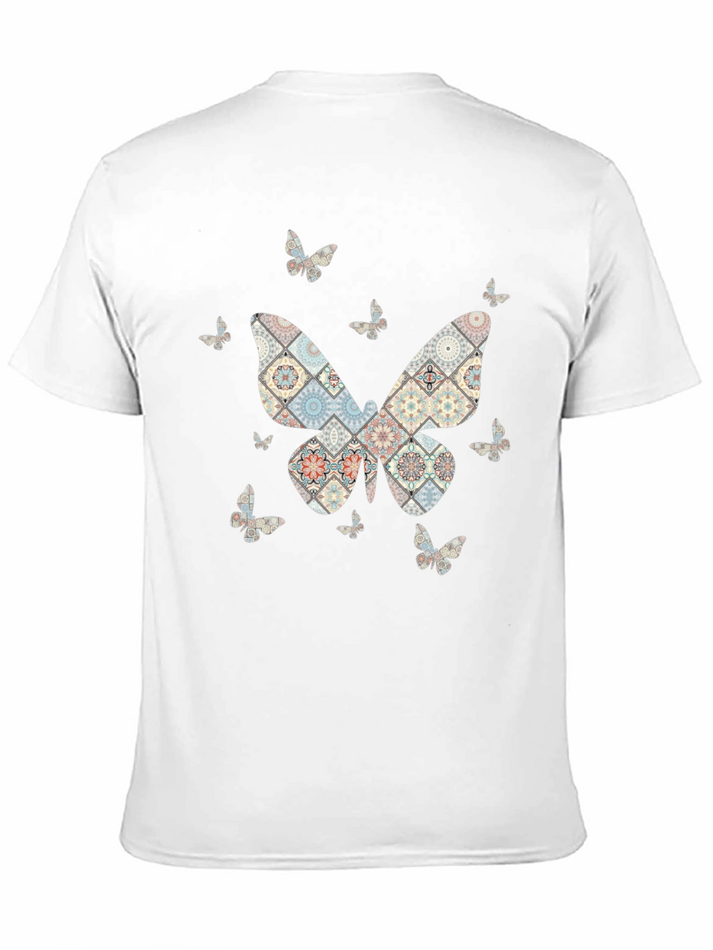 Butterfly Patterned T-Shirt