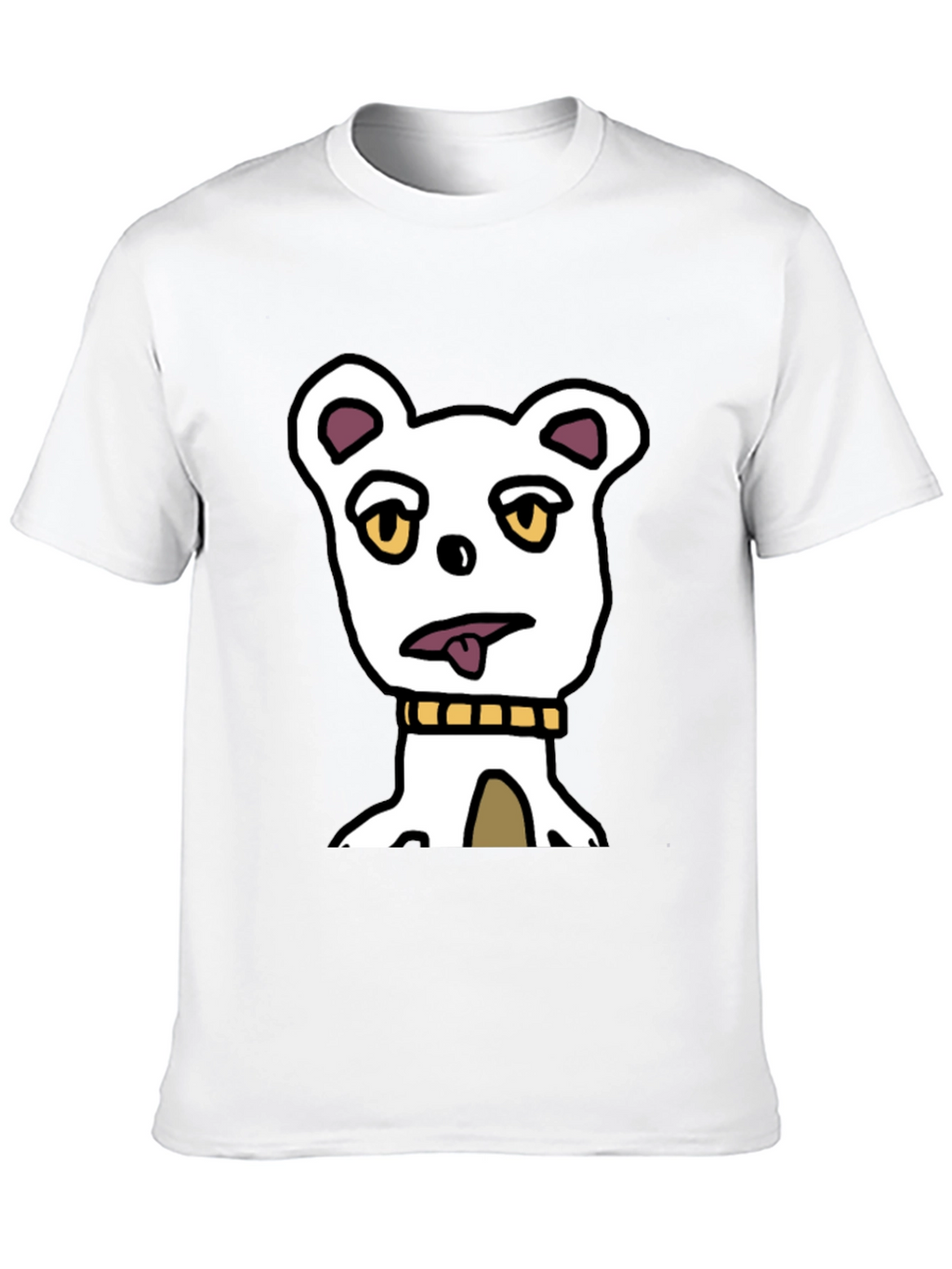 Funny Dog Graphic T-Shirt - Black