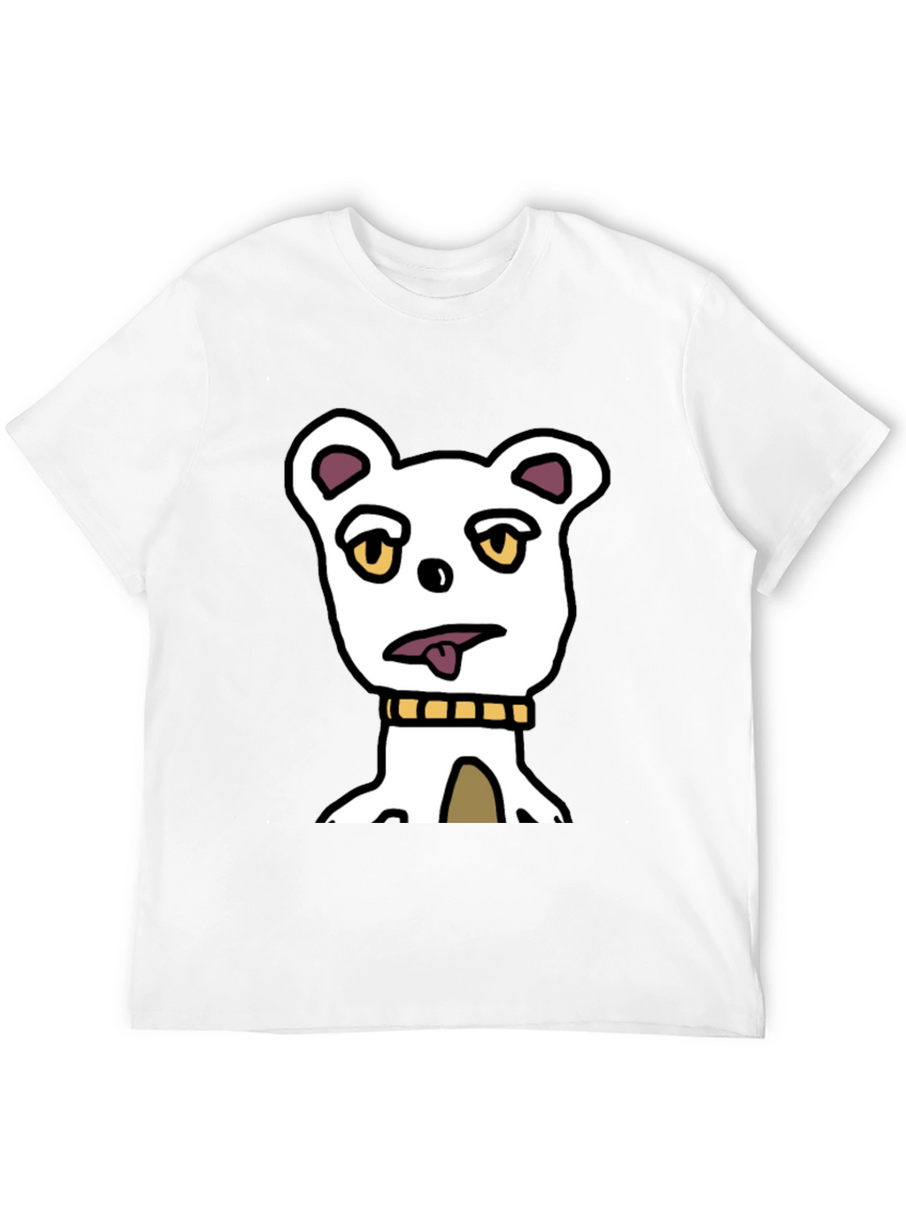 Funny Dog Graphic T-Shirt - Black