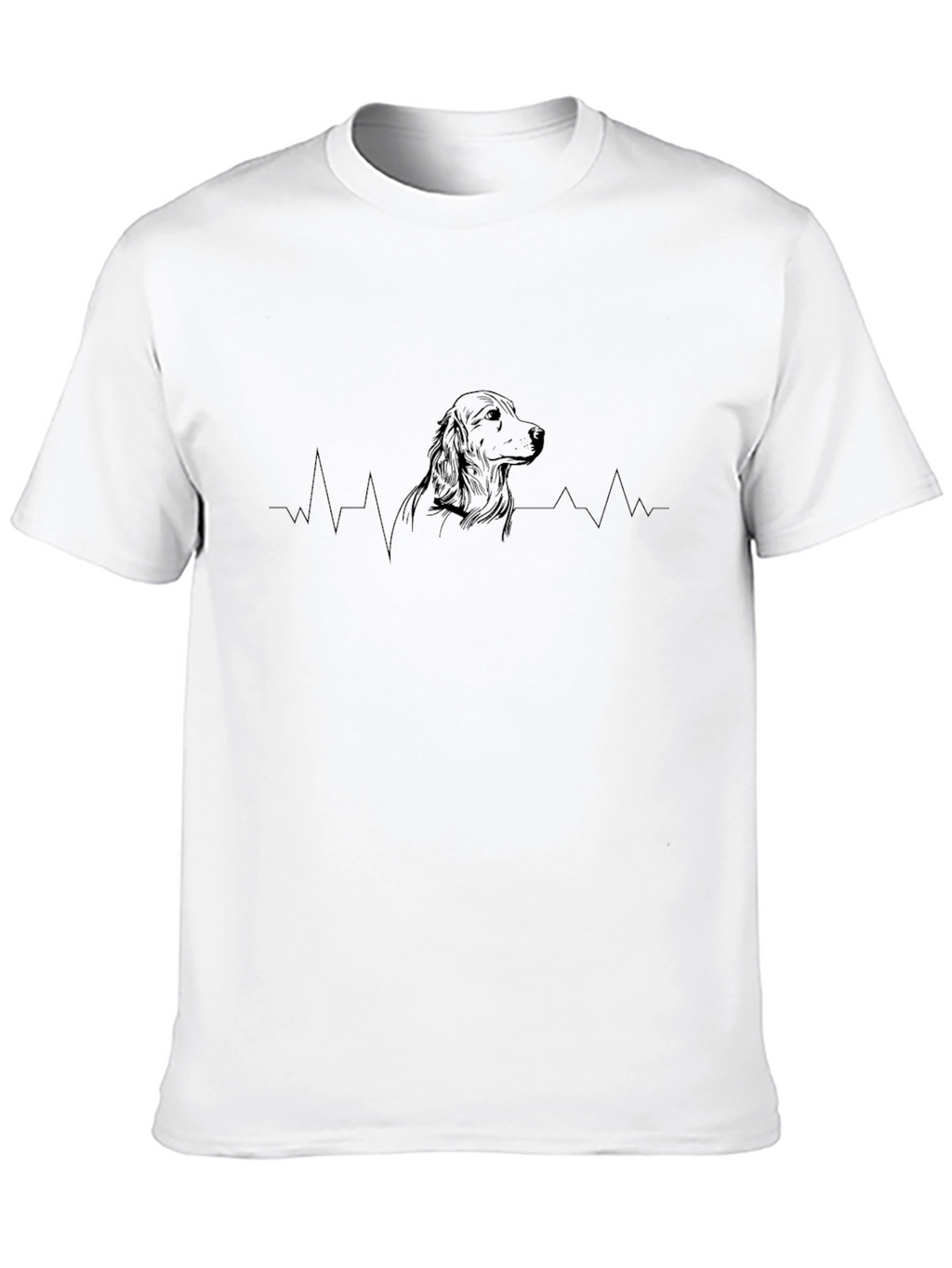 Dog Heartbeat T-Shirt - Stylish Comfort