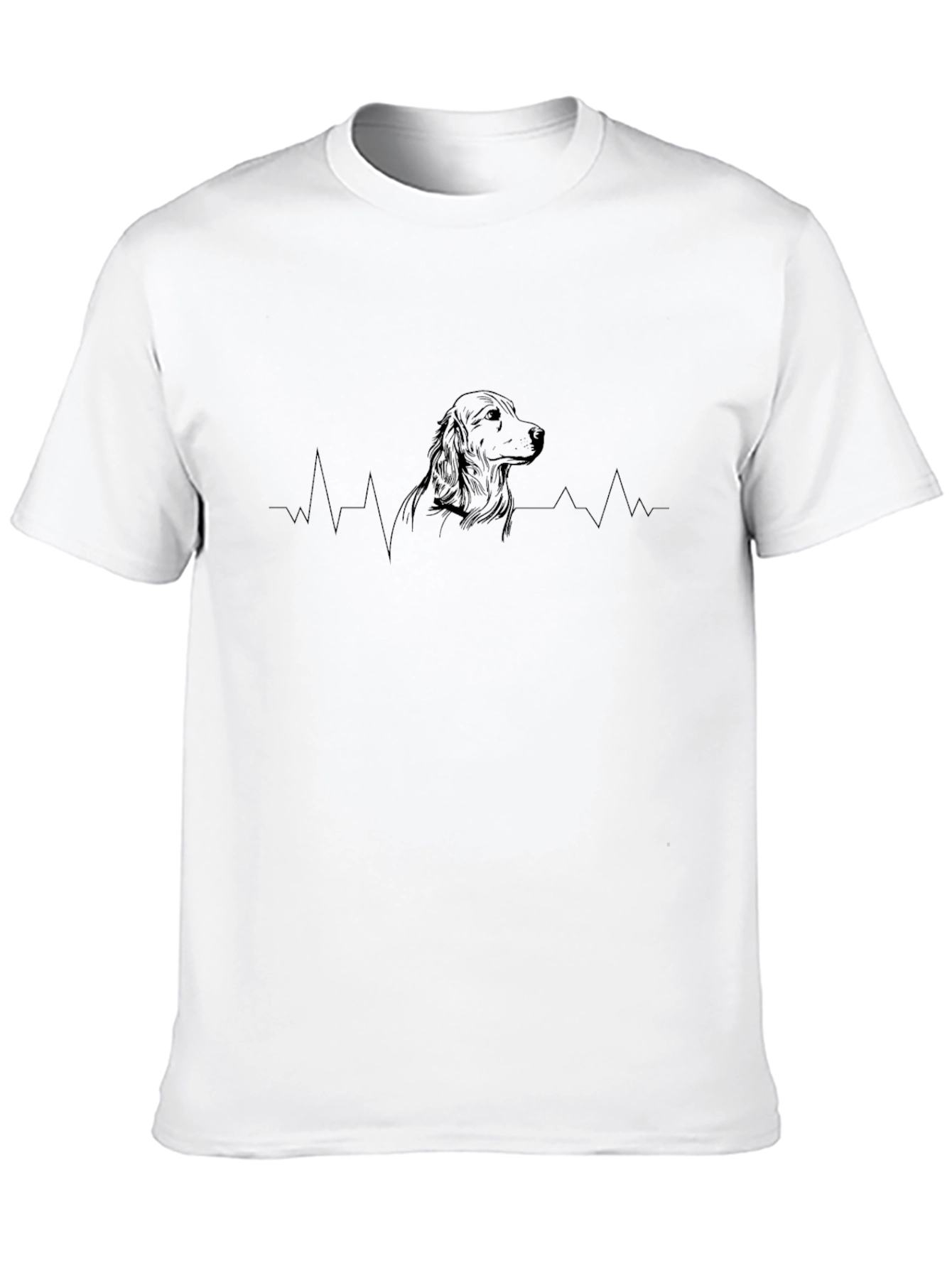 Dog Heartbeat T-Shirt - Stylish Comfort