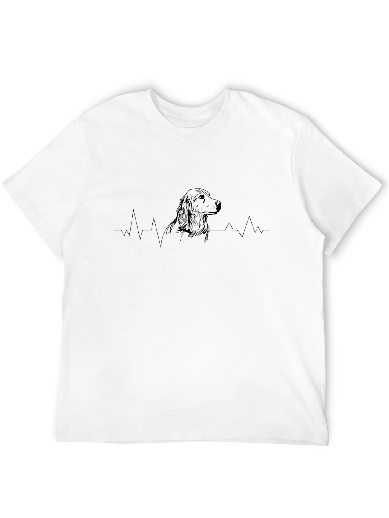 Dog Heartbeat T-Shirt - Stylish Comfort