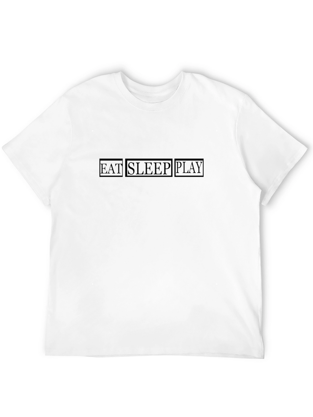 Eat Sleep Play Black Graphic Tee