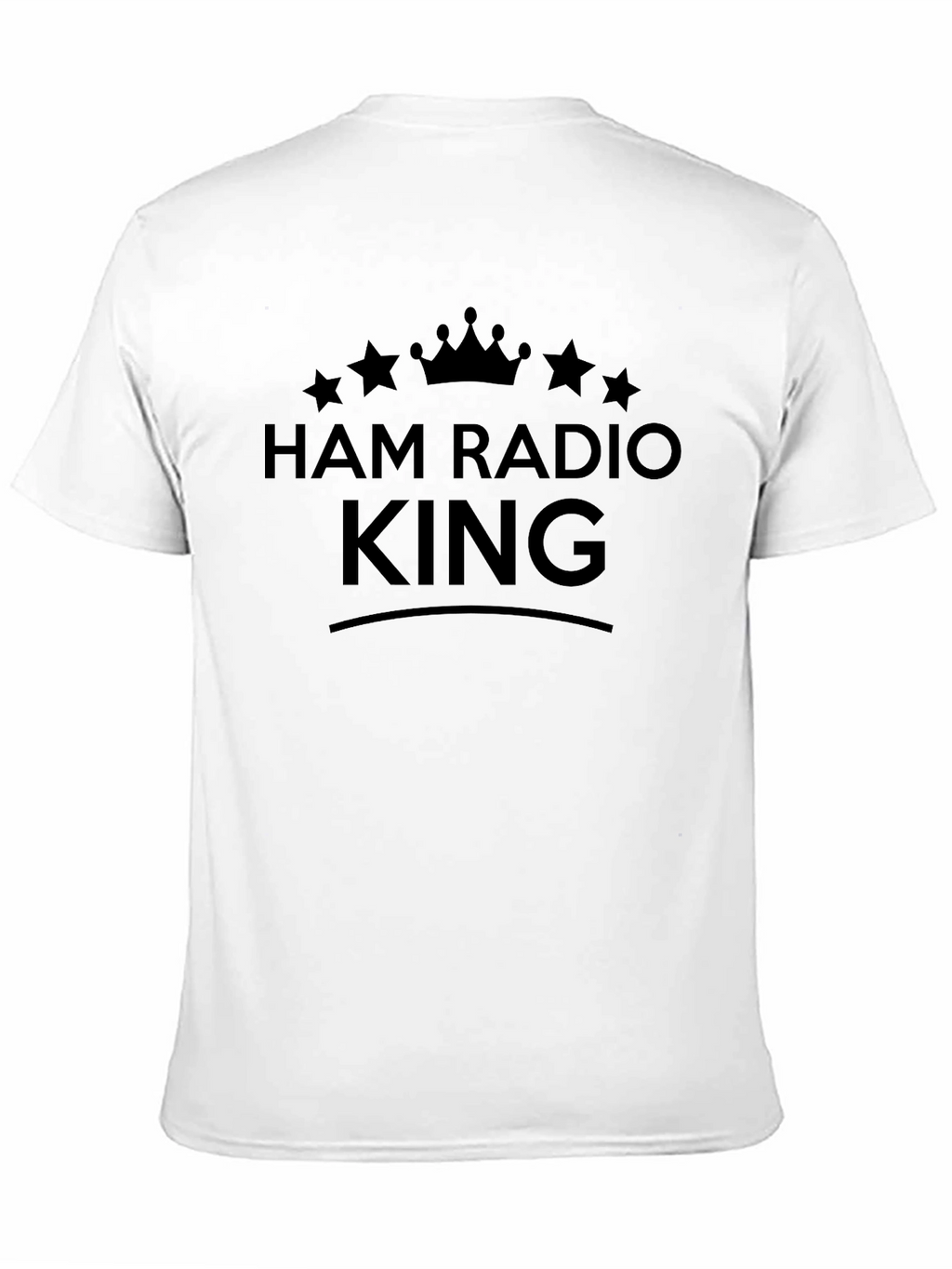 Ham Radio King Black T-Shirt