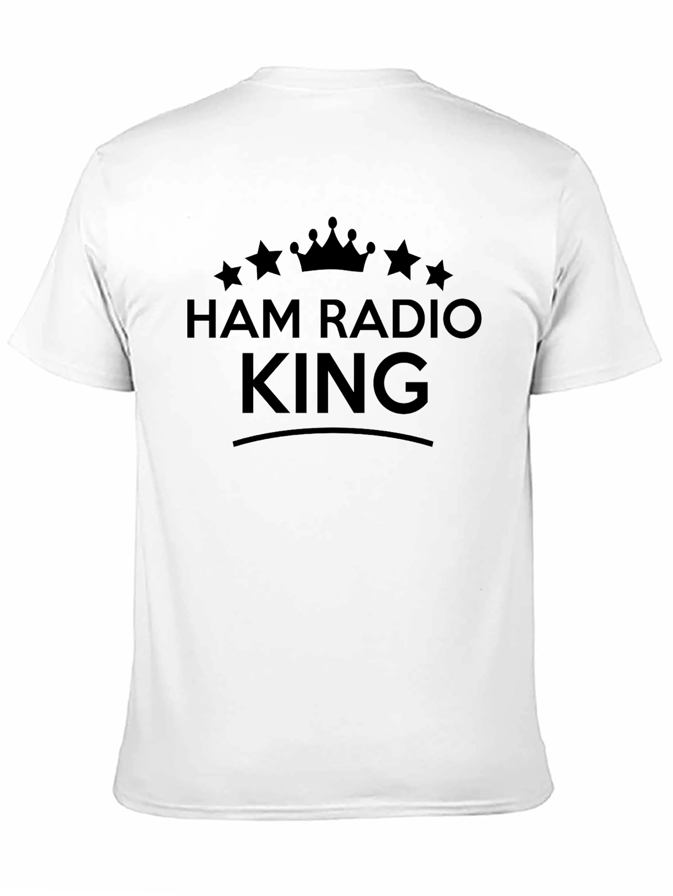 Ham Radio King Black T-Shirt