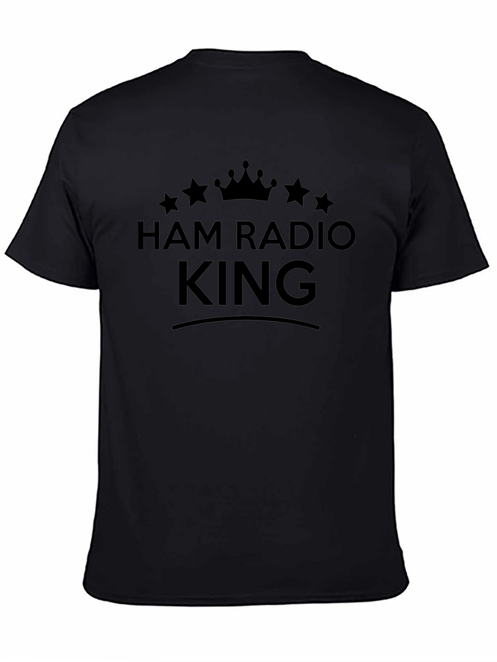 Ham Radio King Black T-Shirt