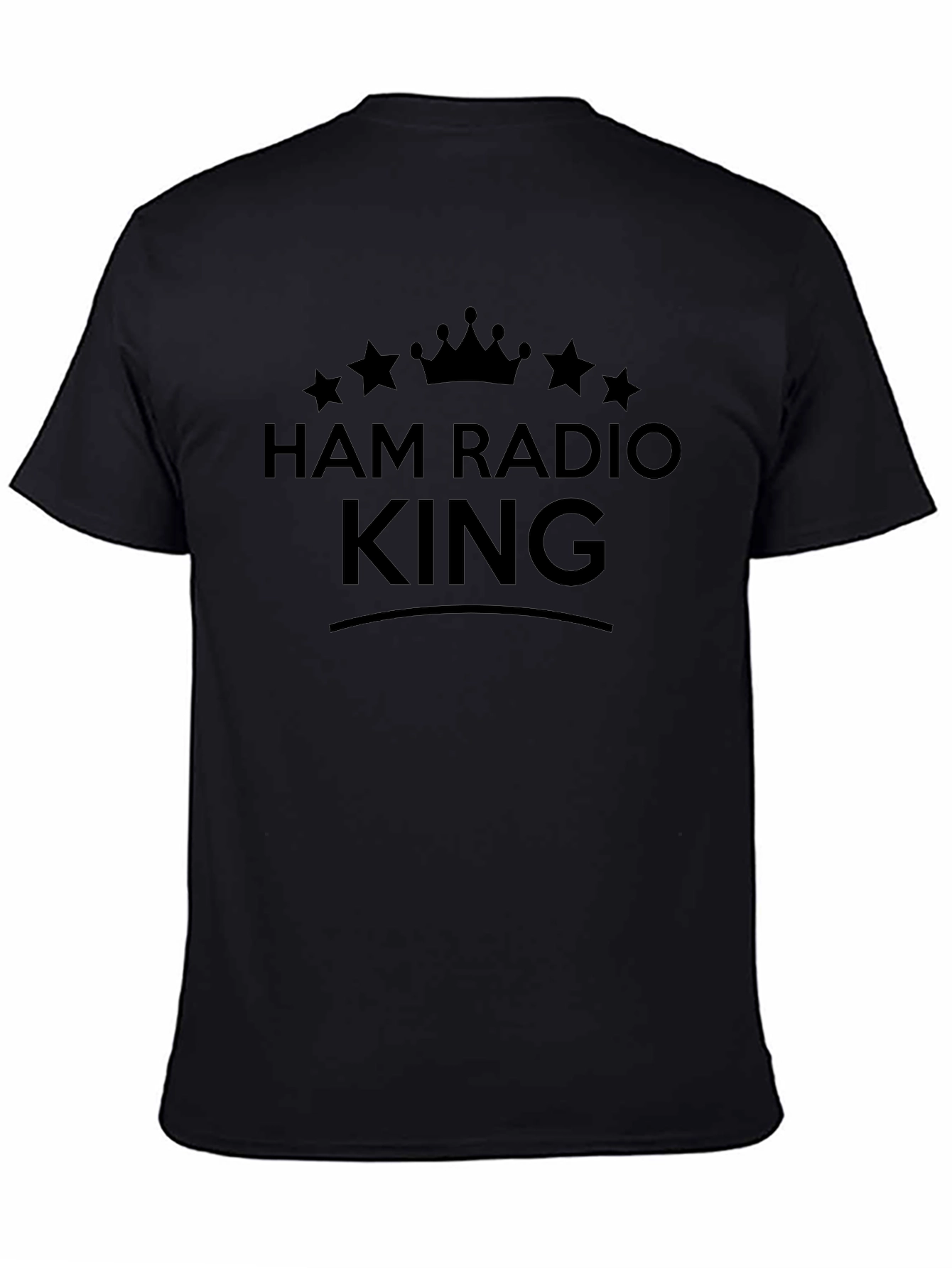 Ham Radio King Black T-Shirt