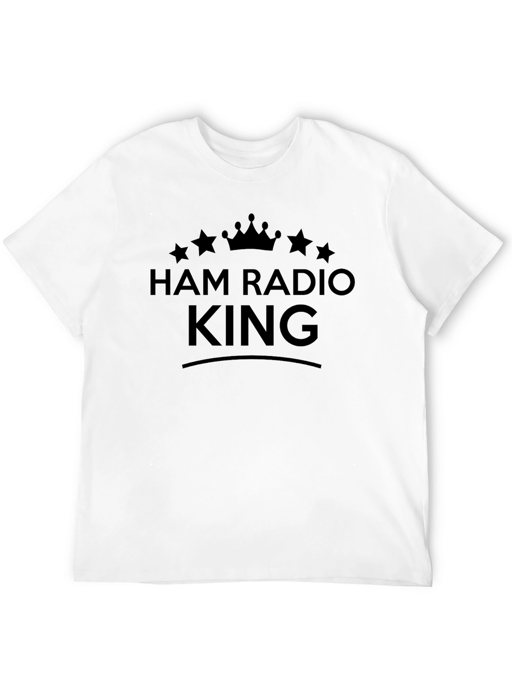 Ham Radio King Black T-Shirt
